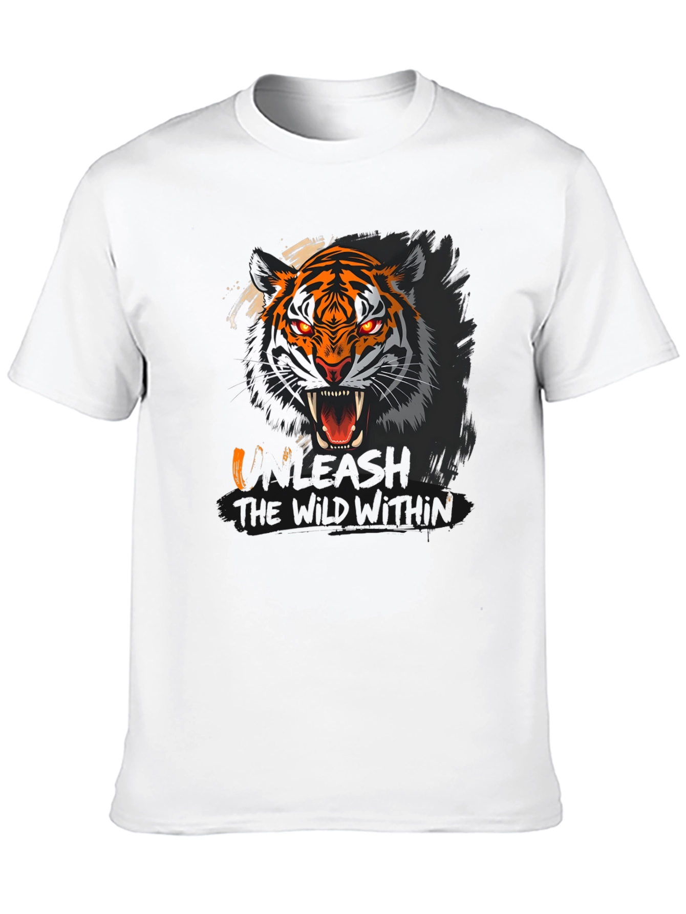 Black Unleash the Wild Within Graphic T-Shirt view 10