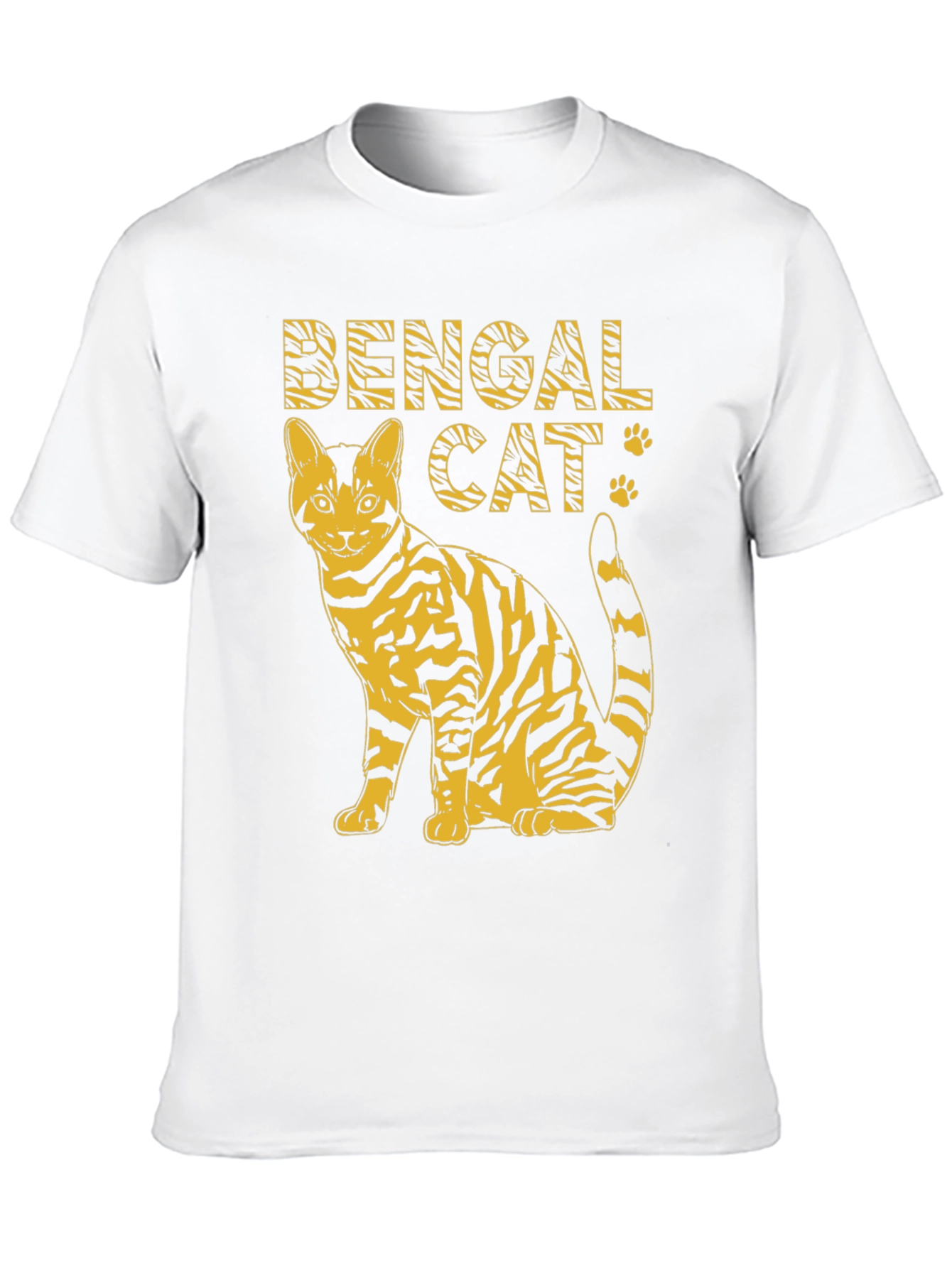 Black Bengal Cat Graphic Tee - Animal Print Shirt view 10