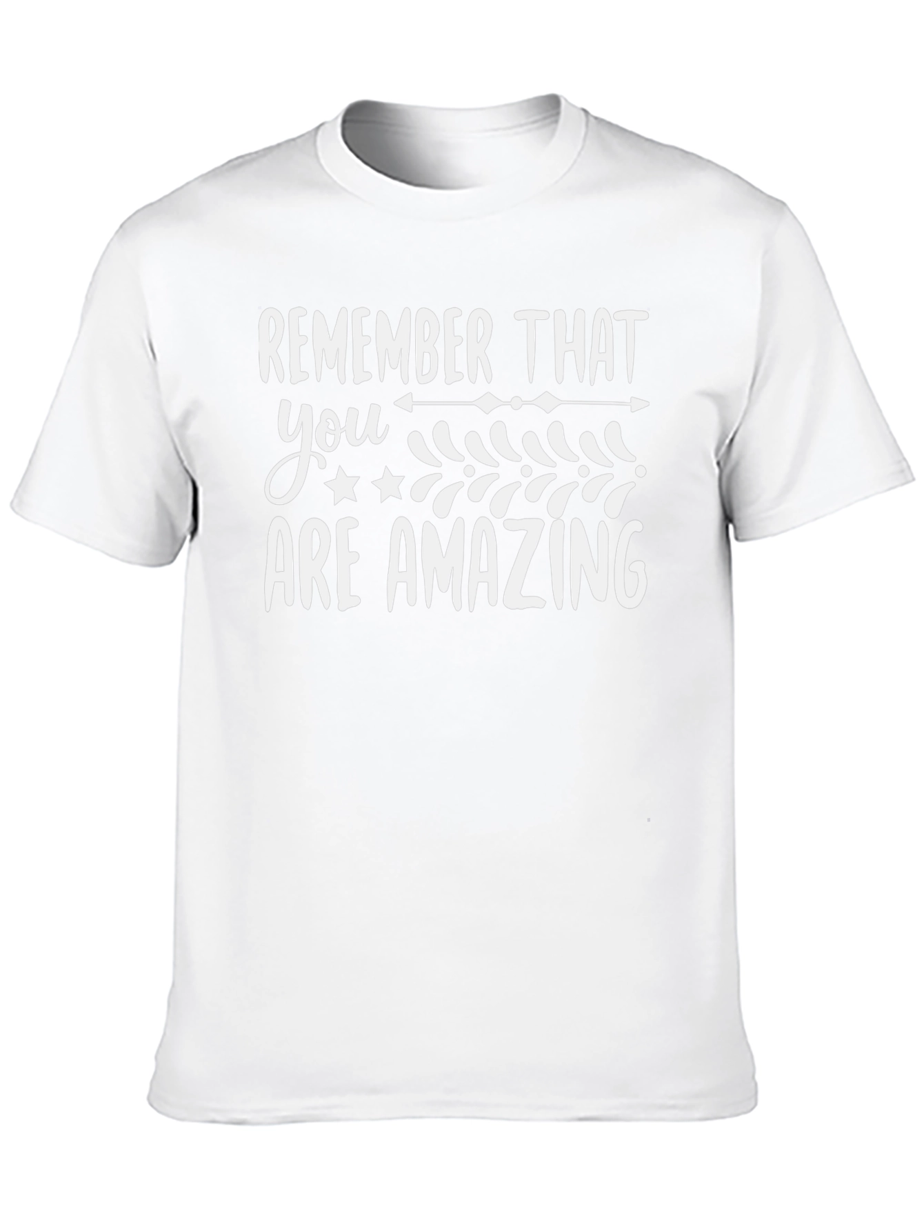 Black Remember That You Are Amazing T-Shirt view 10