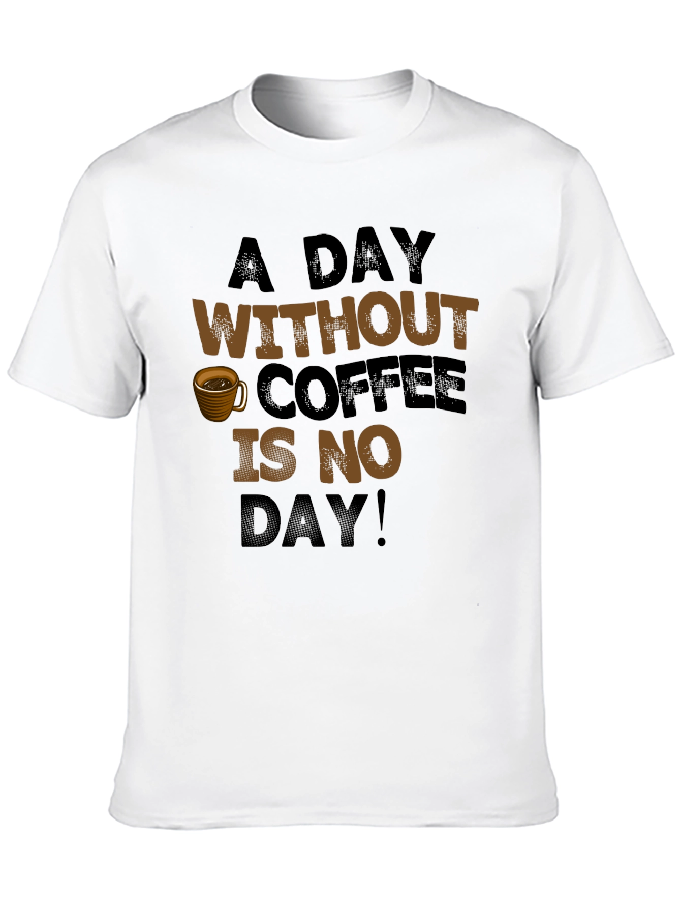 Black Coffee Lover T-Shirt: A Day Without Coffee view 10