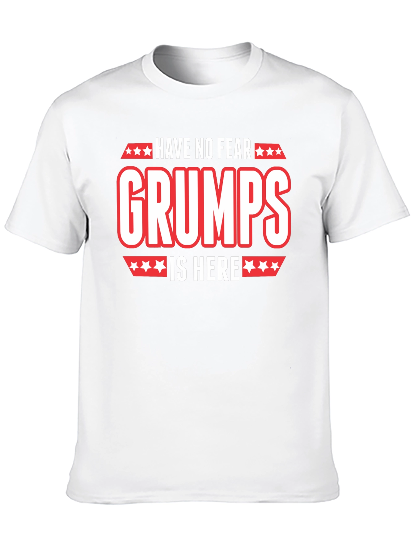 Black Have No Fear Grumps Is Here Funny T-Shirt view 10