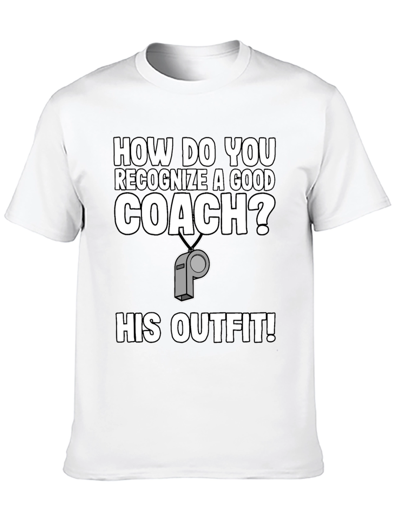 Black Funny Coach Outfit T-Shirt view 10