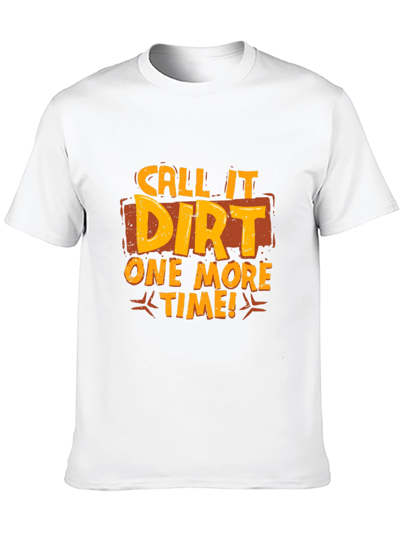 Black Call It Dirt Graphic T-Shirt - Black Cotton Tee view 10