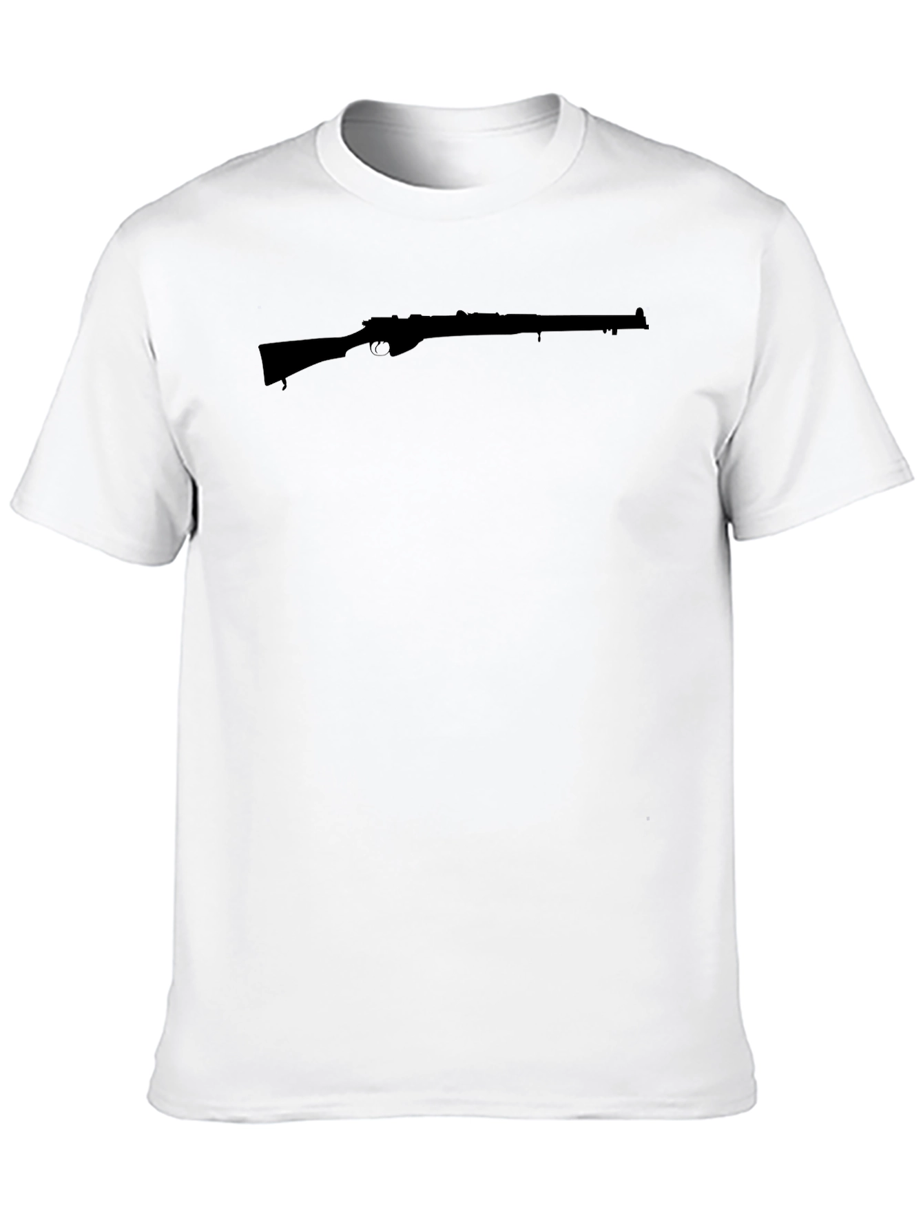 Black Rifle Graphic Black T-Shirt - Classic Cool view 10