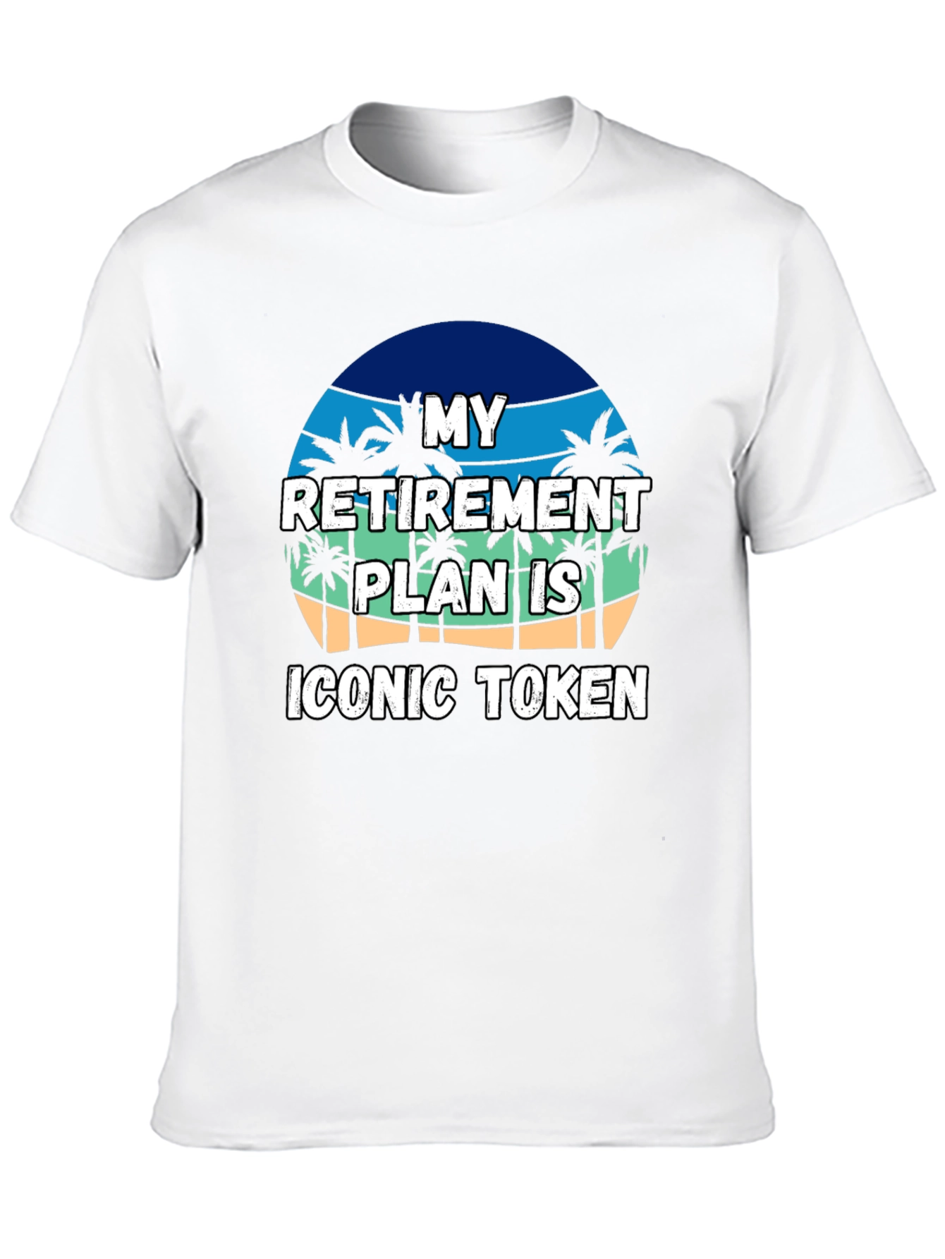 Black Retirement Plan Iconic Token T-Shirt view 10