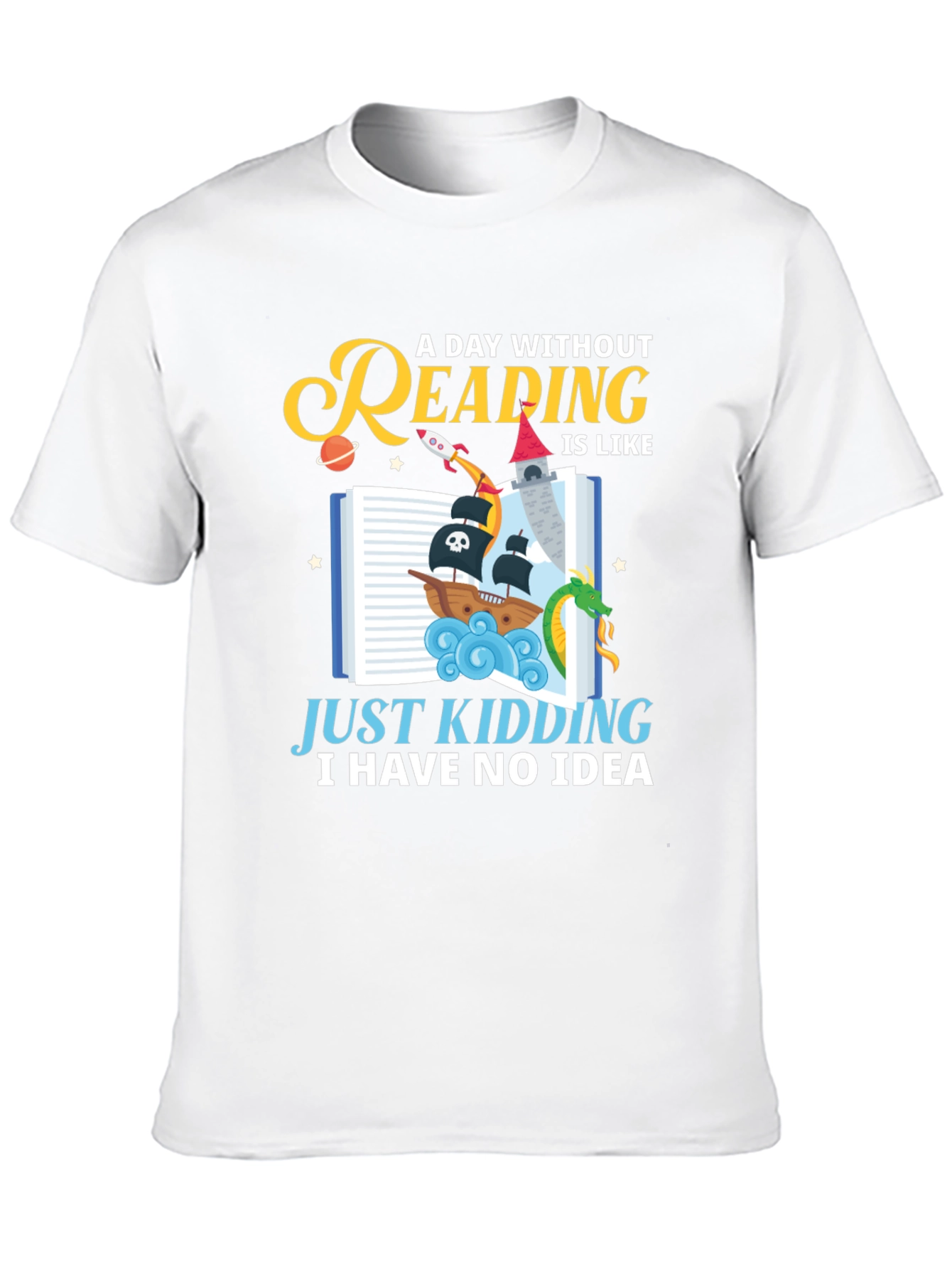 Black Funny Reading T-Shirt - Book Lover Gift view 10