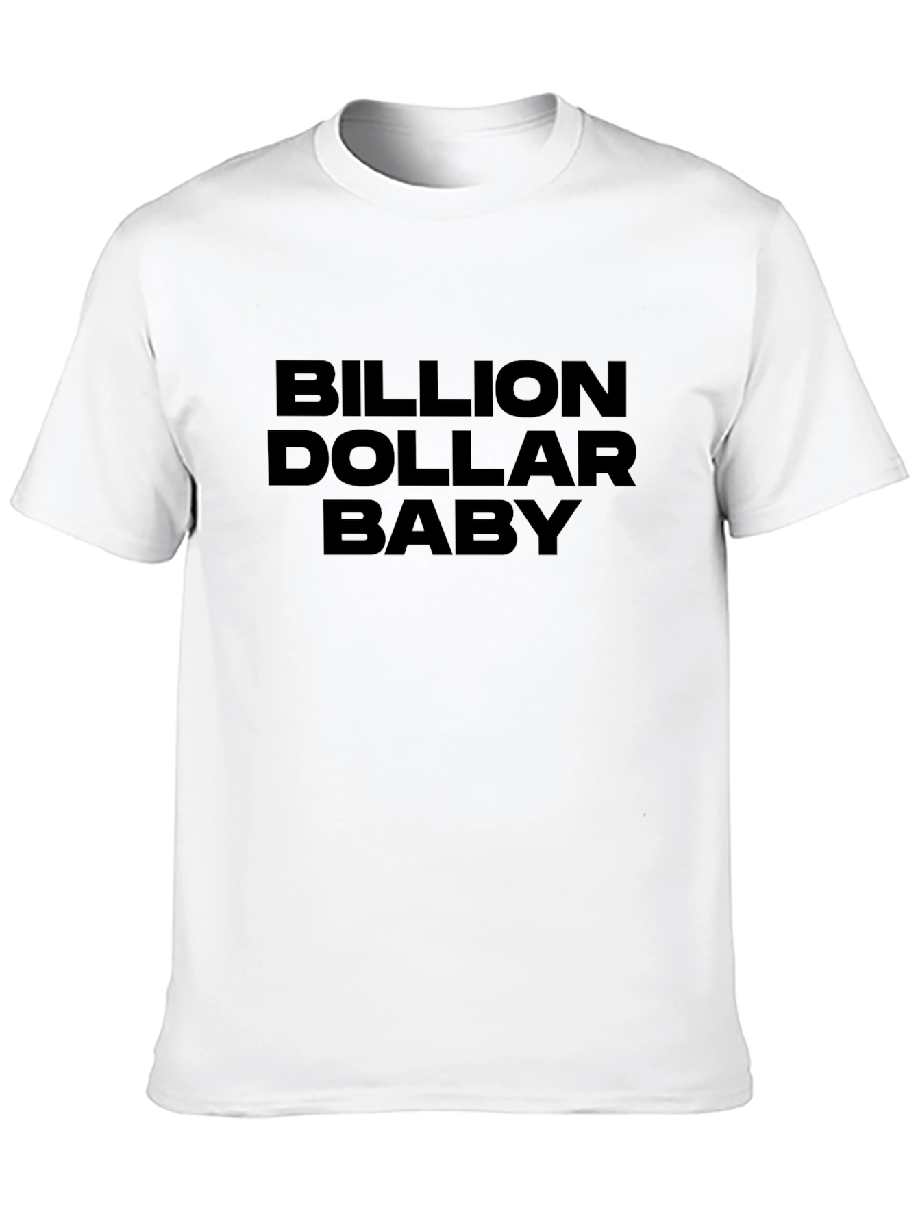 Black Billion Dollar Baby Graphic Tee - Black Cotton T-Shirt view 10