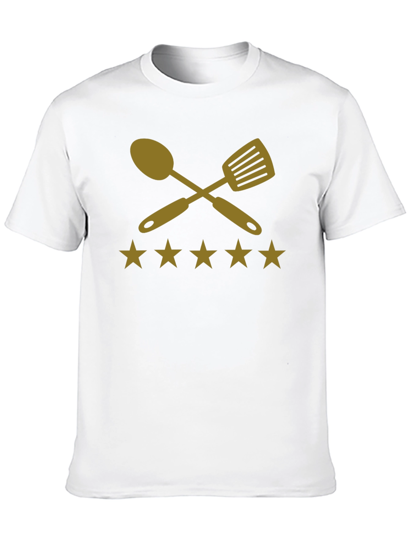 Black Chef's Rating T-Shirt - Premium Cotton Cookwear view 10