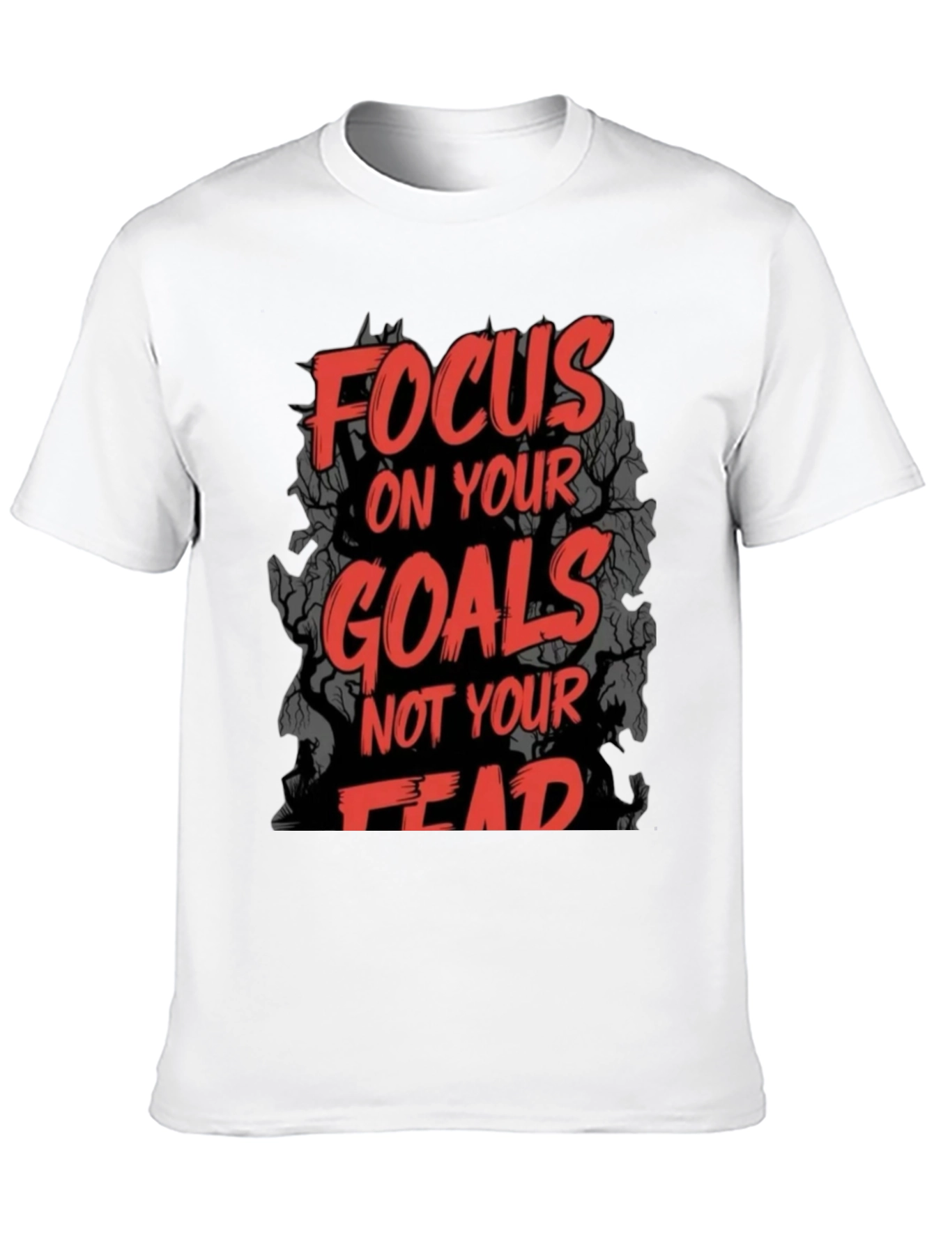 Black Focus on Goals Graphic T-Shirt view 10