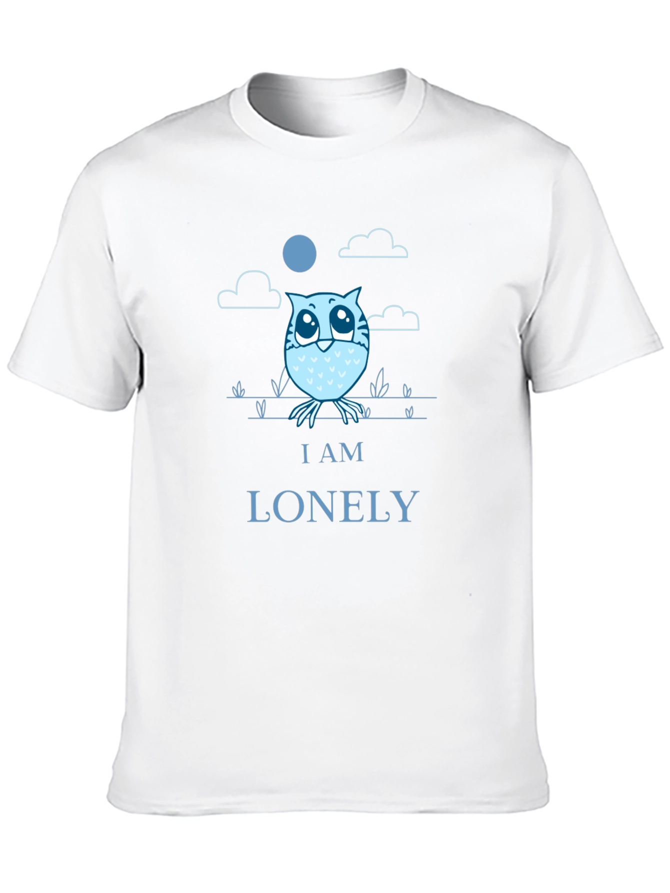 Black Lonely Owl Graphic T-Shirt - Comfort & Style view 10