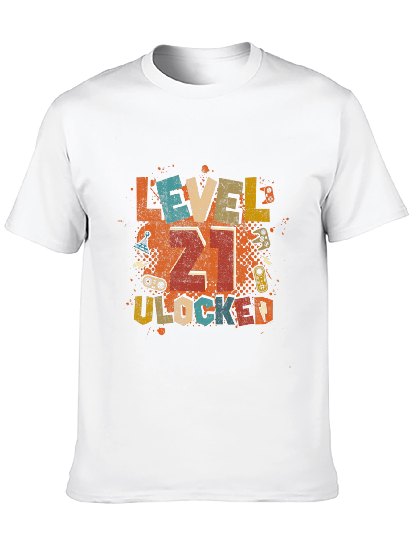 Black Level 21 Unlocked Gamer T-Shirt view 10