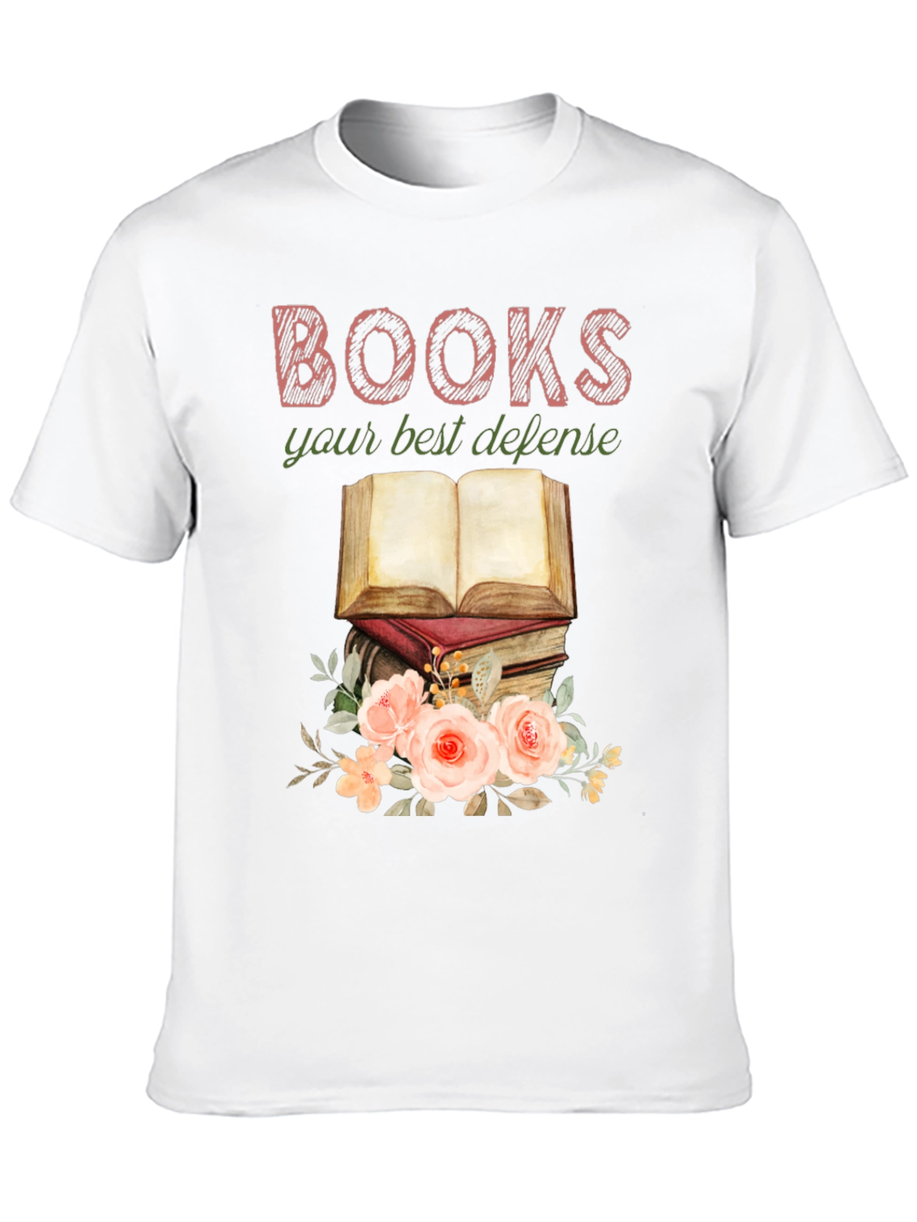 Black Books Your Best Defense Graphic Tee view 10