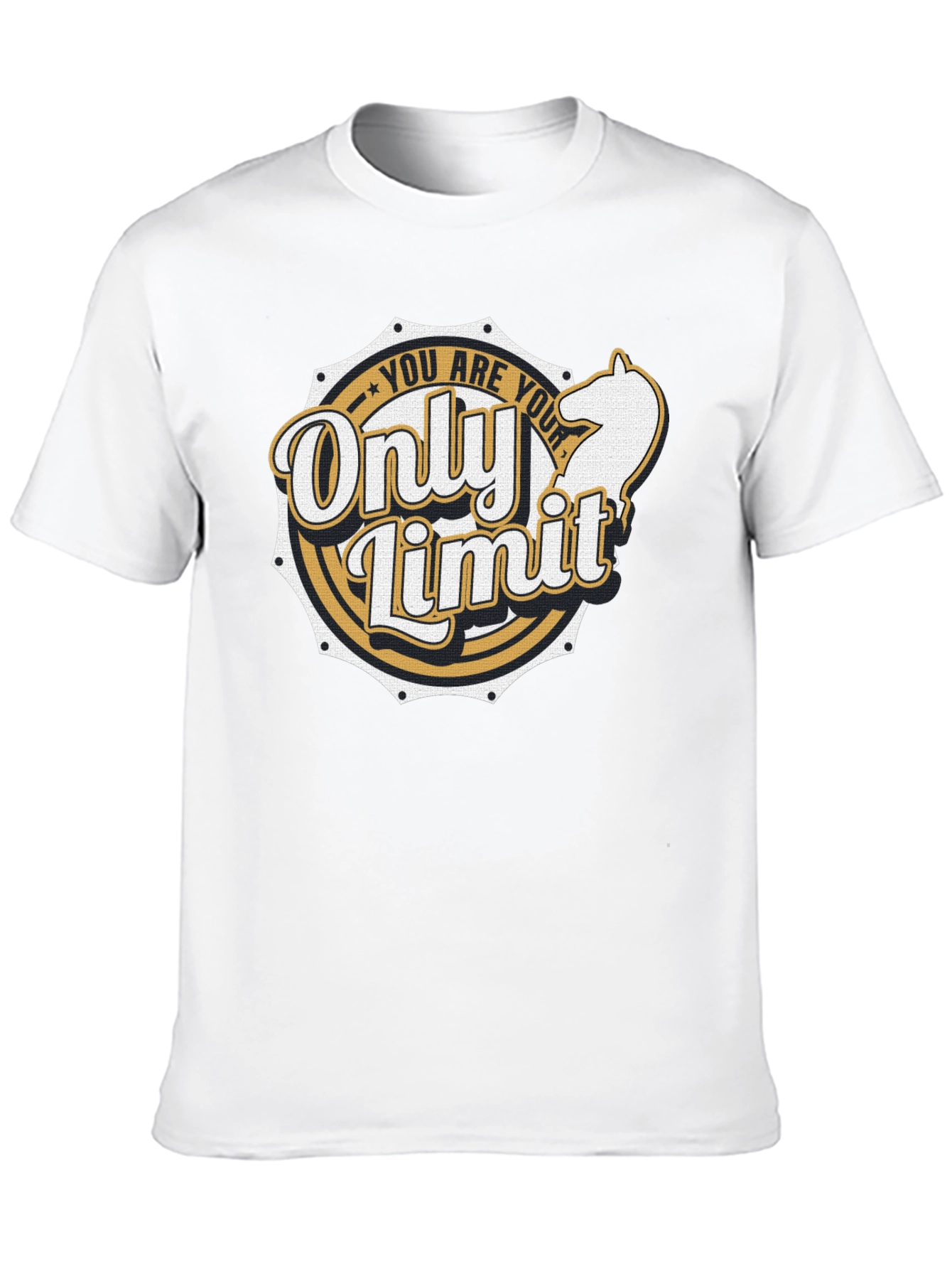 Black You Are Your Only Limit Graphic T-Shirt view 10