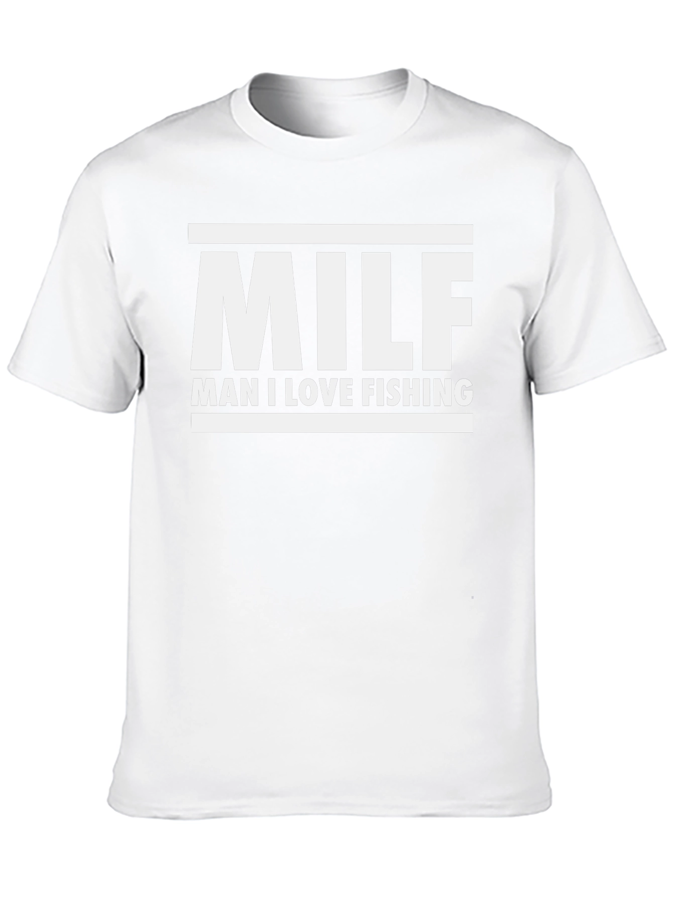 Black MILF Man I Love Fishing T-Shirt view 10