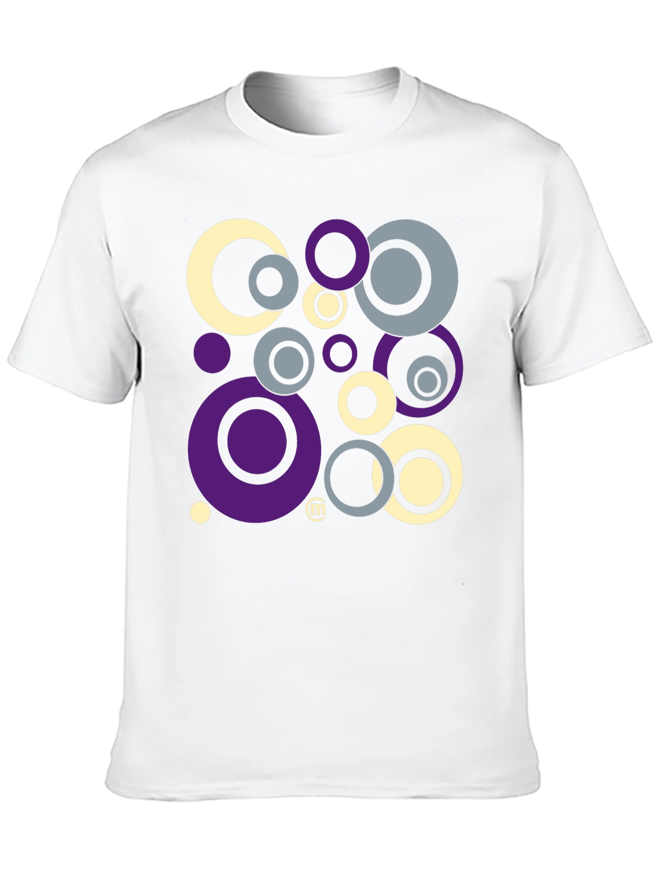 Black Retro Circle Graphic Tee - Black view 10