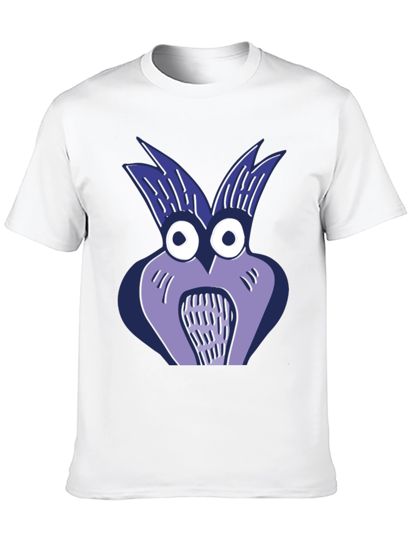 Black Whimsical Owl Graphic Tee - Unique Cartoon Design view 10
