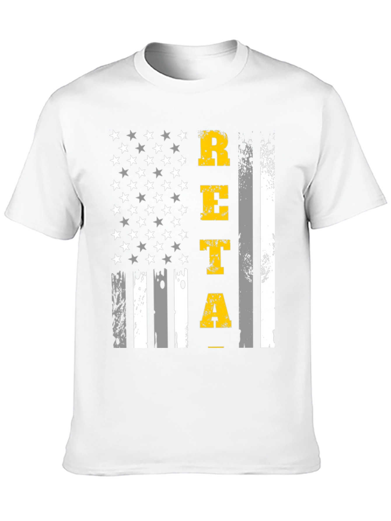 Black Patriotic RETA Graphic T-Shirt - Black view 10