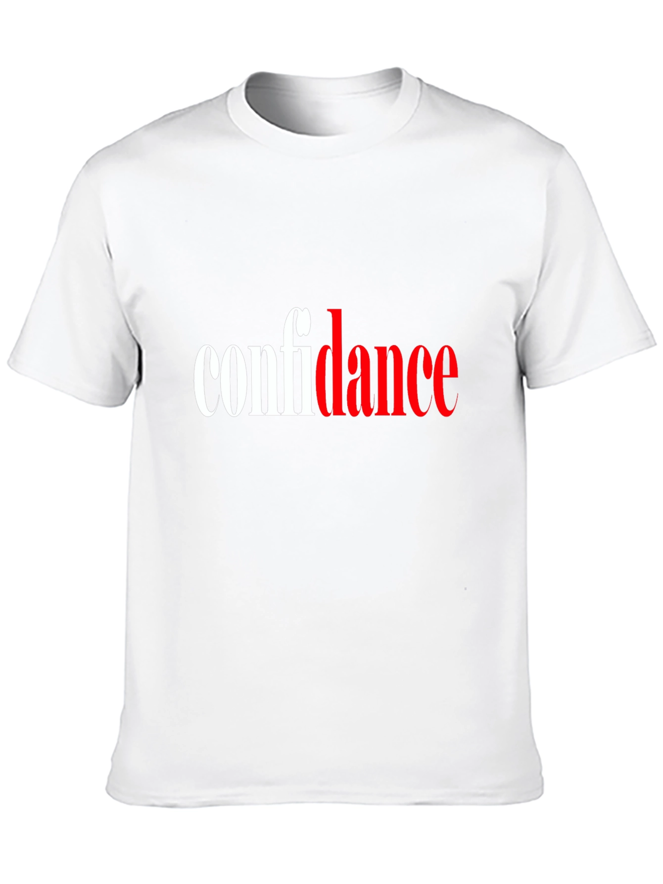 Black Confidence T-Shirt - Black Cotton Blend view 10