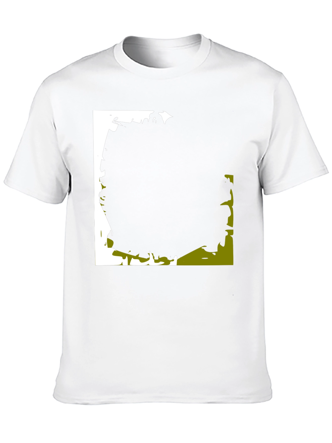 Black Abstract Graphic Black T-Shirt view 10