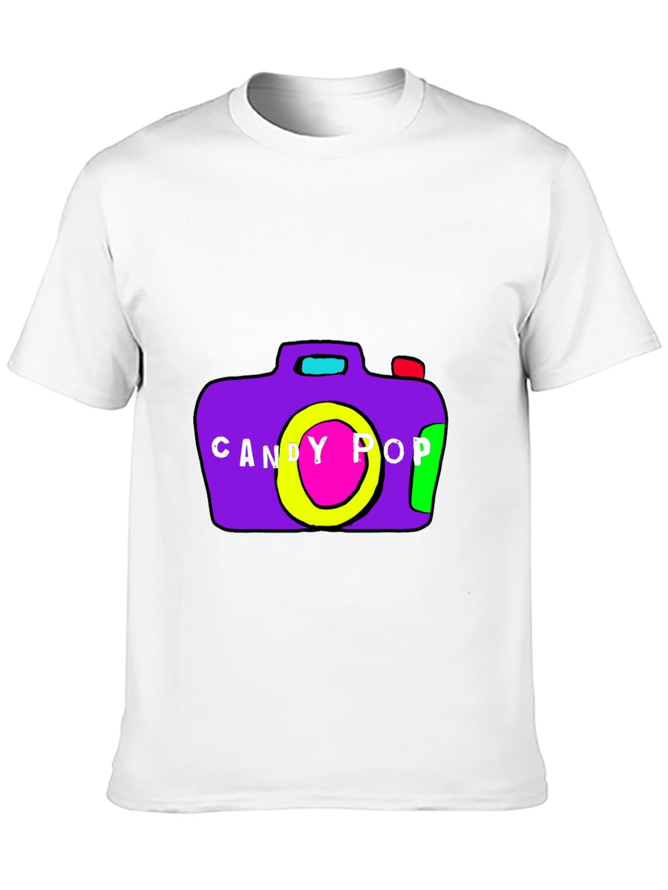 Black Candy Pop Camera Graphic Tee - Black view 10