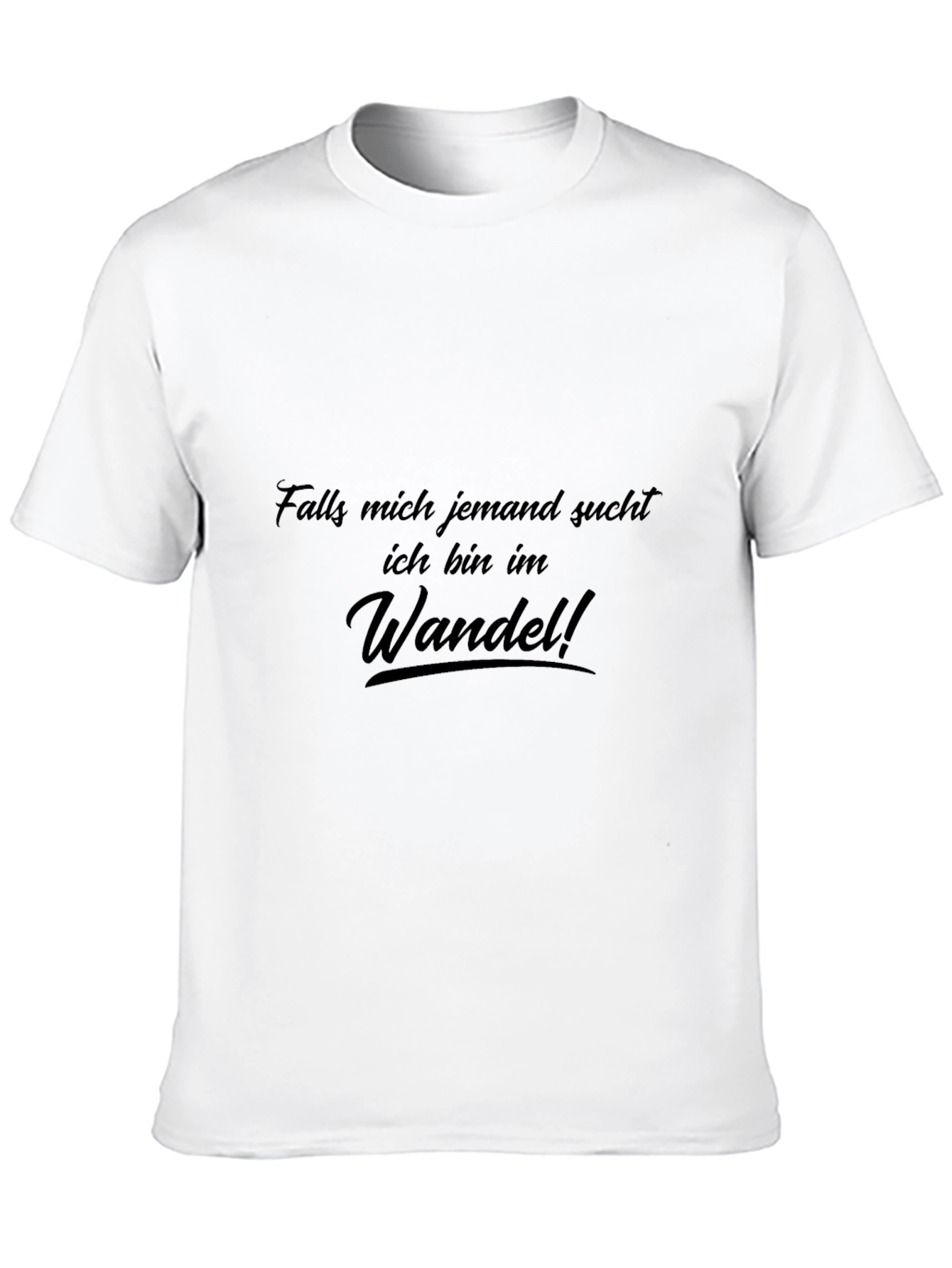 Black Men's Black T-Shirt - Wandell Graphic Tee view 10