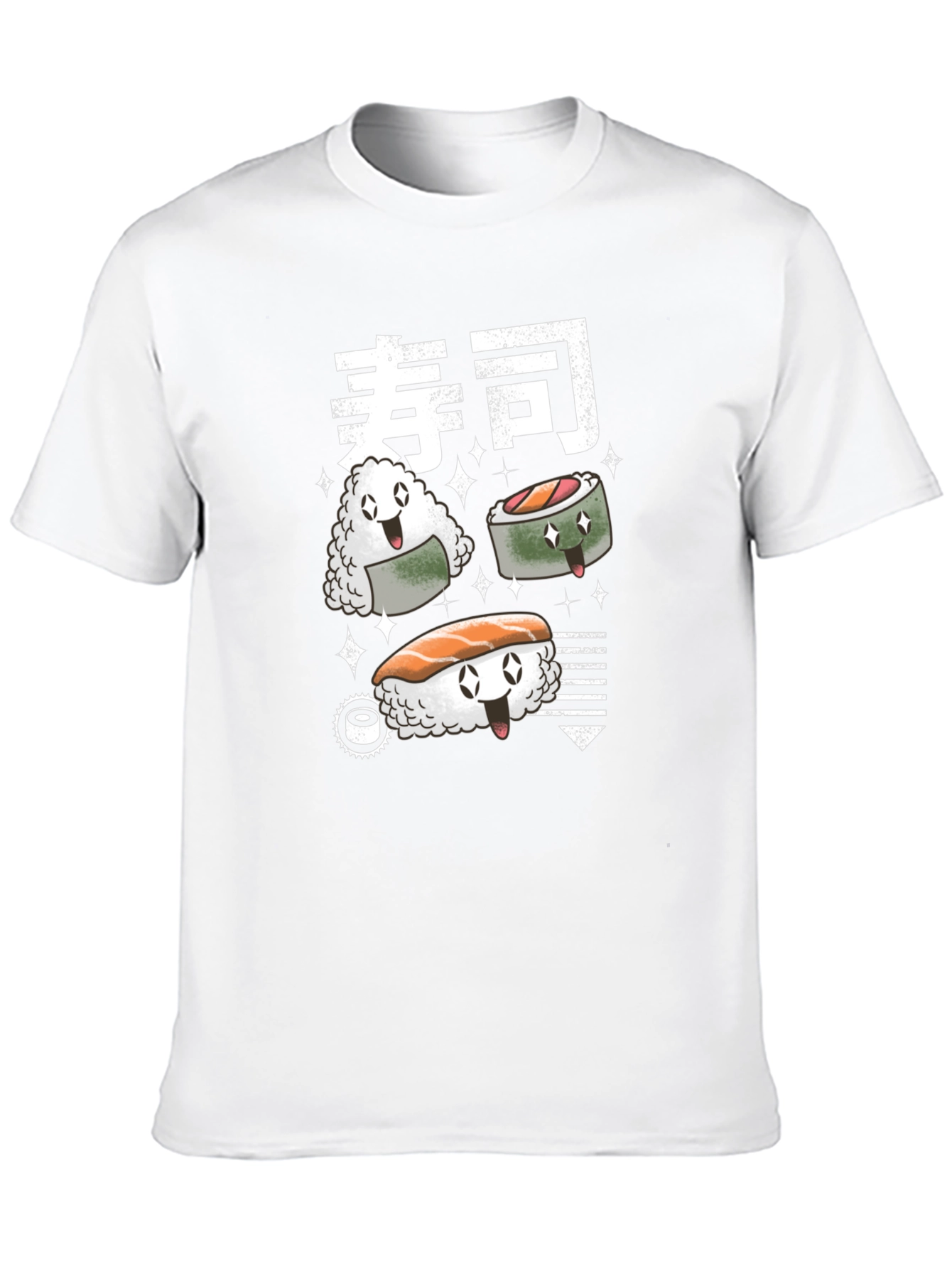 Black Sushi Squad T-Shirt - Kawaii Foodie Fashion view 10