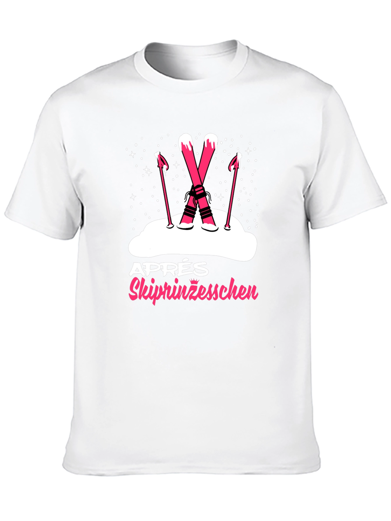 Black Ski Princess T-Shirt - Après Ski Style view 10