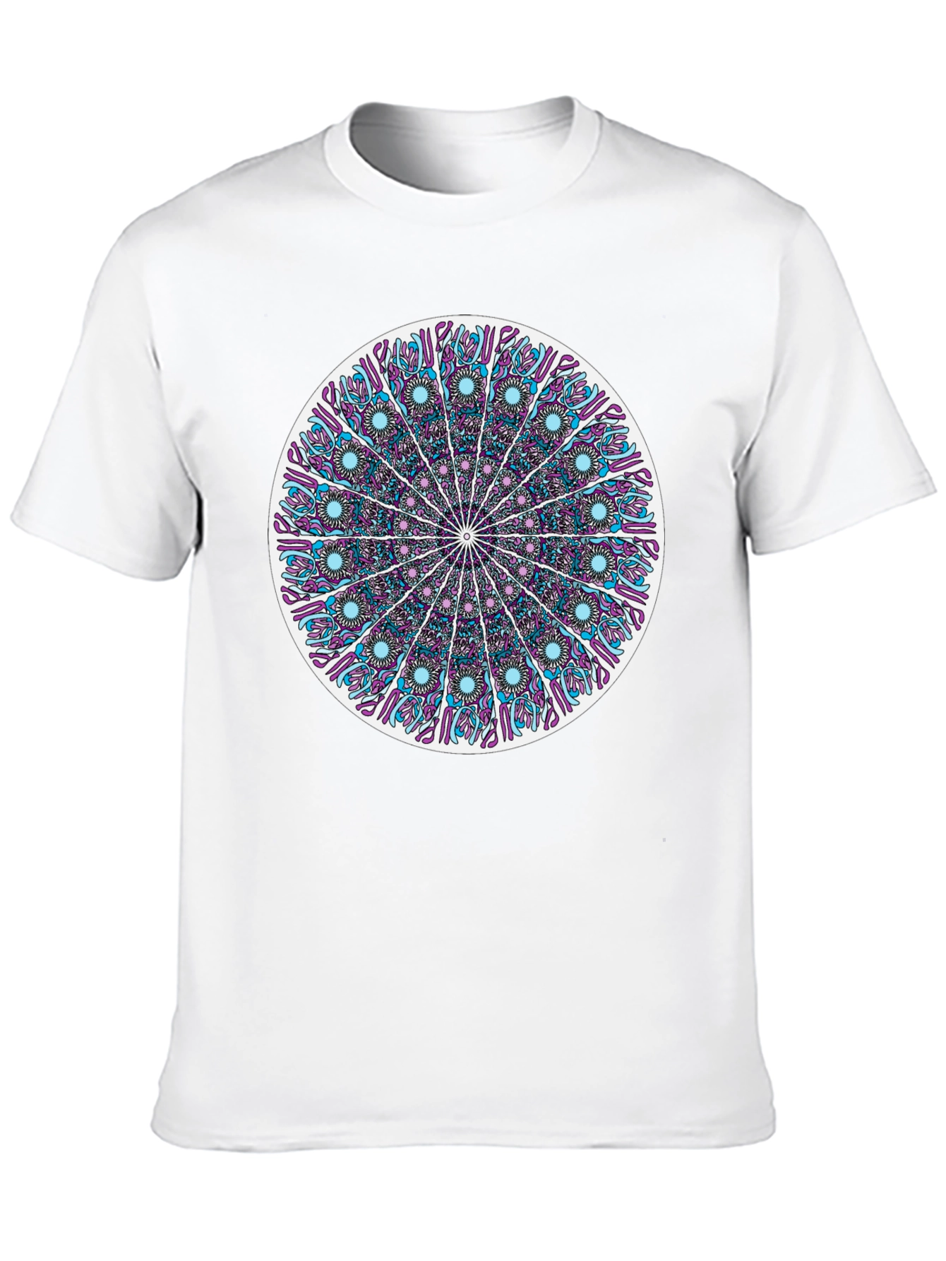 Black Mandala Graphic Tee - Stylish Unisex T-Shirt view 10