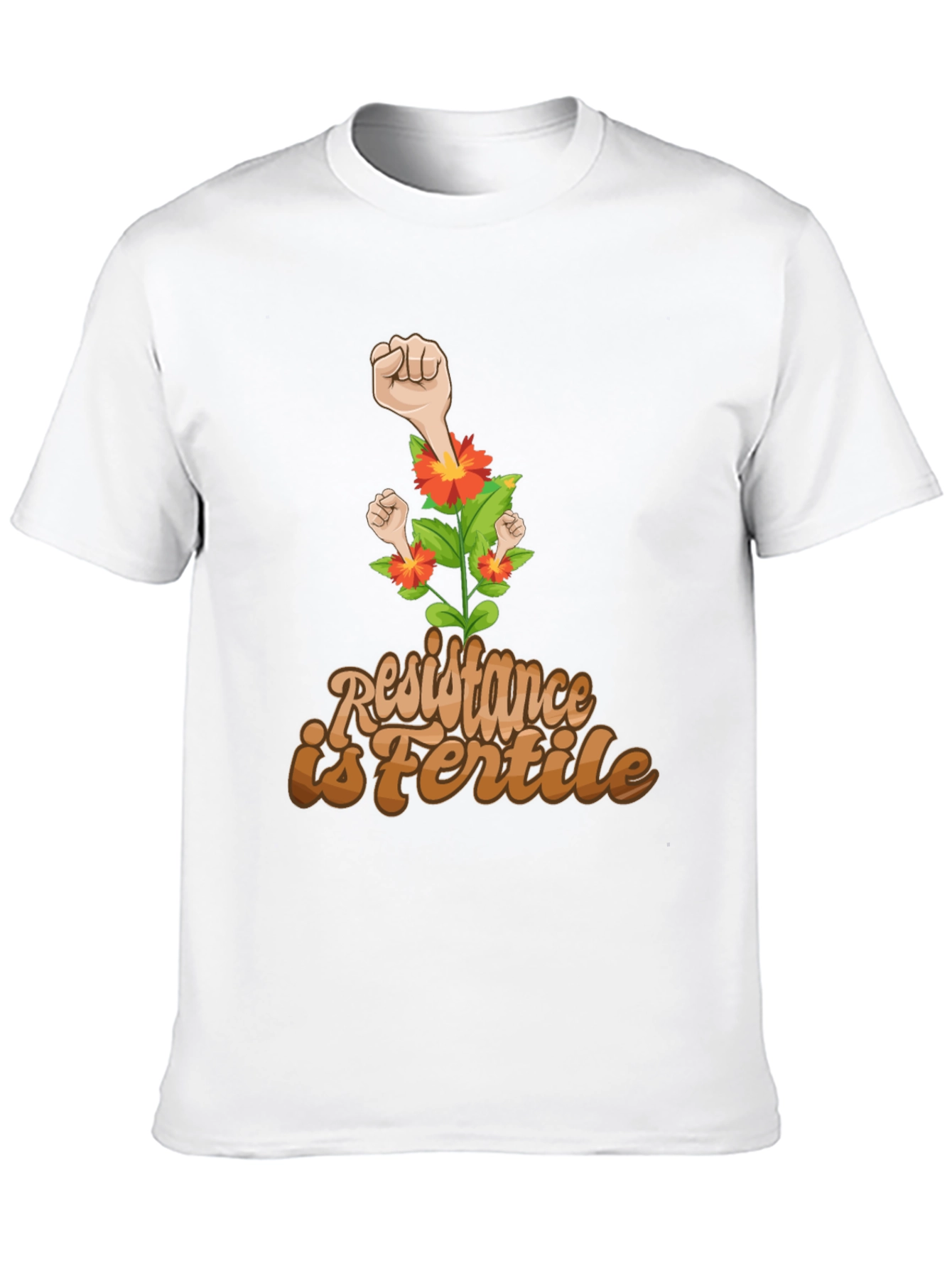 Black Resistance Is Fertile Graphic Tee view 10