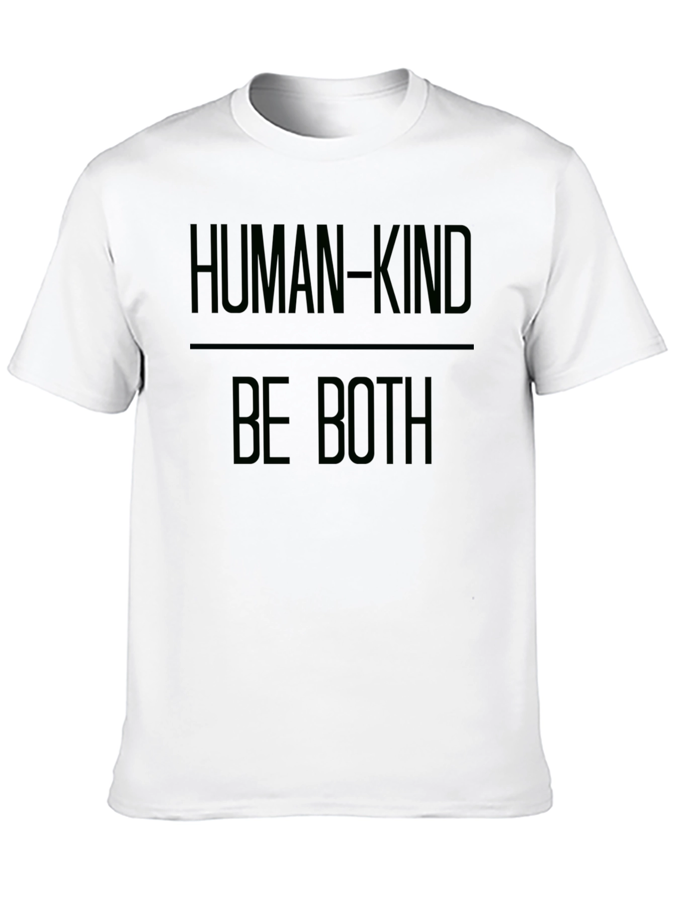Black Human-Kind Be Both Black Graphic Tee view 10