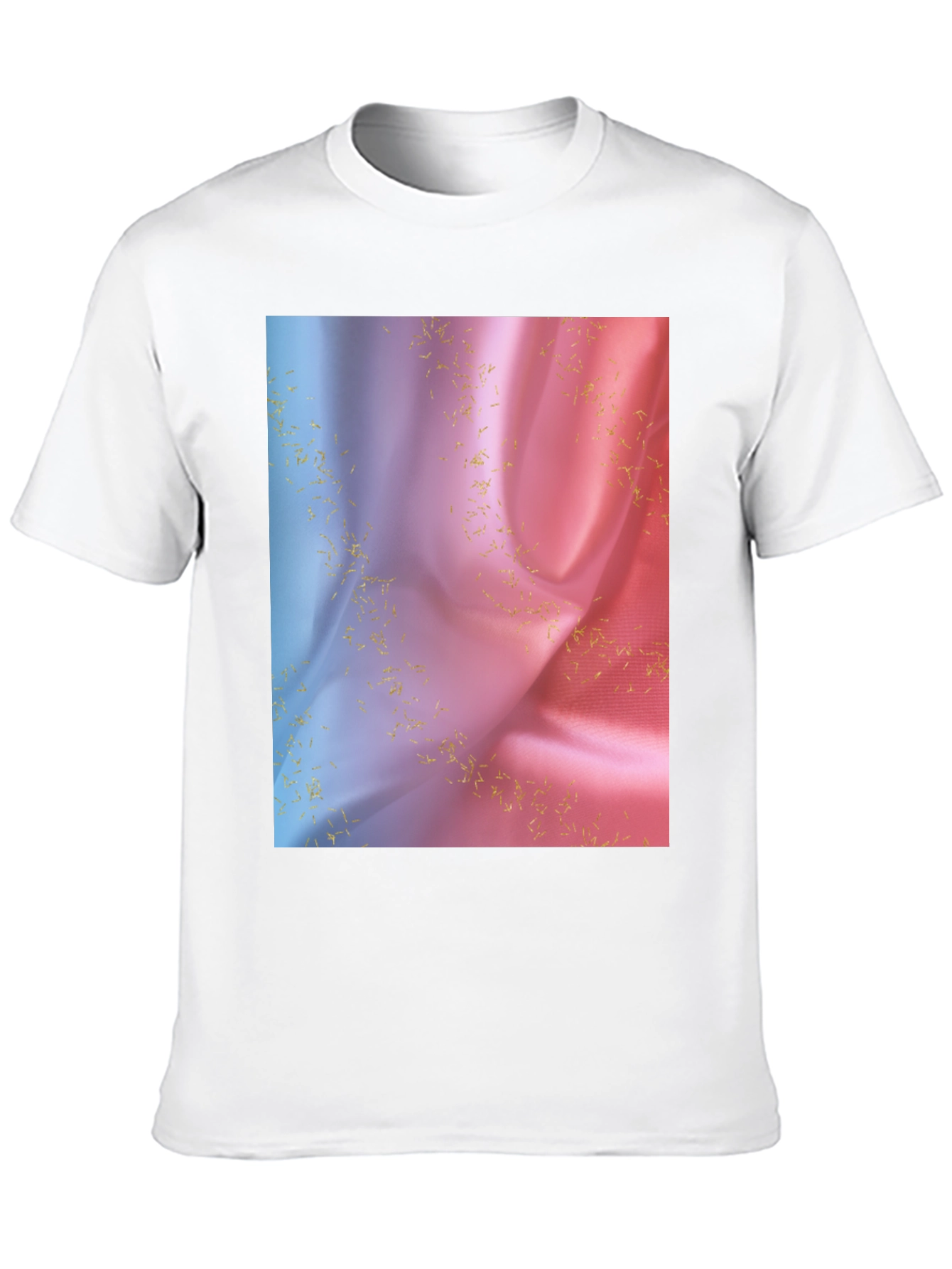 Black Silk Gradient T-Shirt view 10