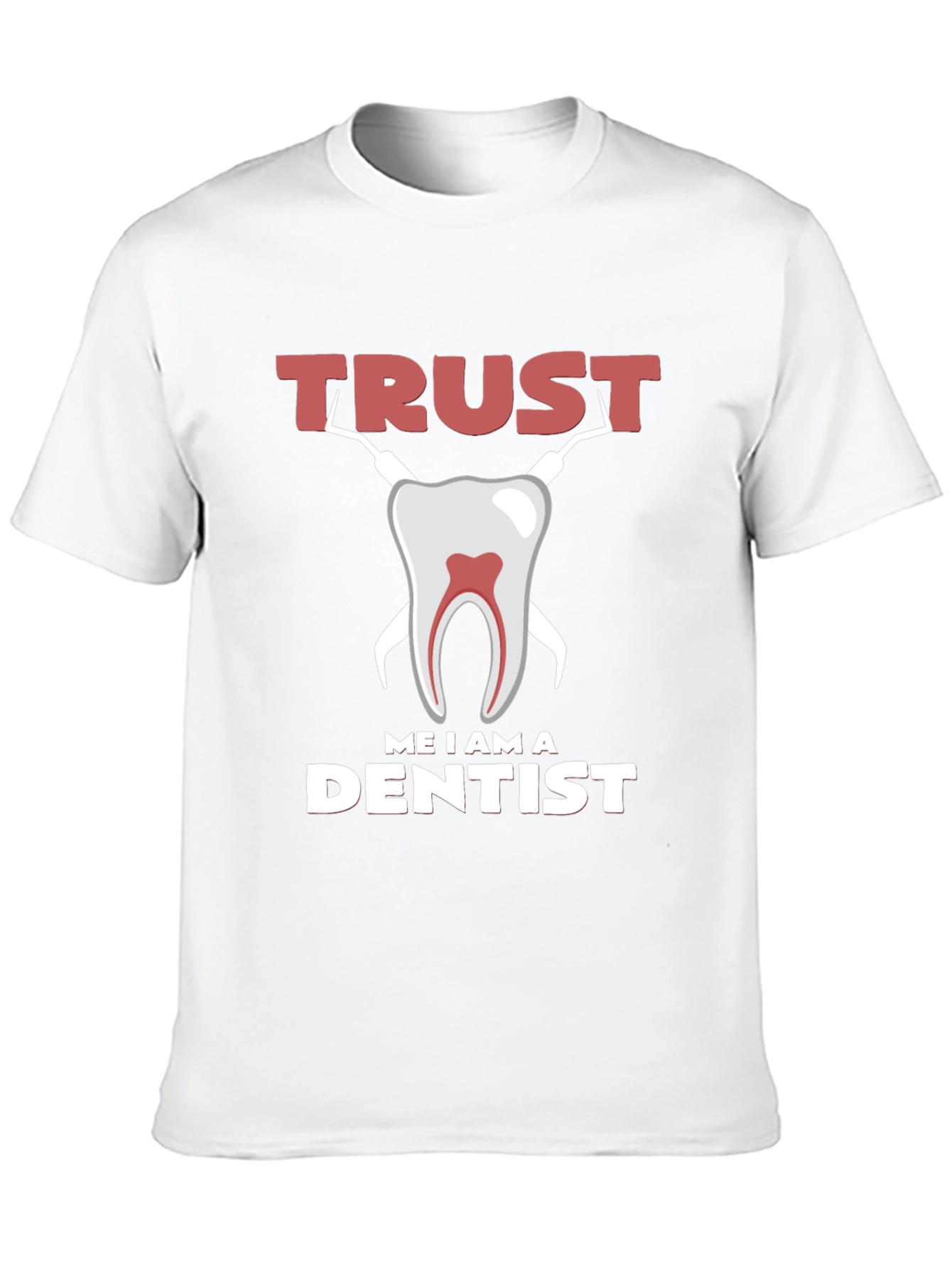 Black Trust Me I am a Dentist Graphic Tee view 10