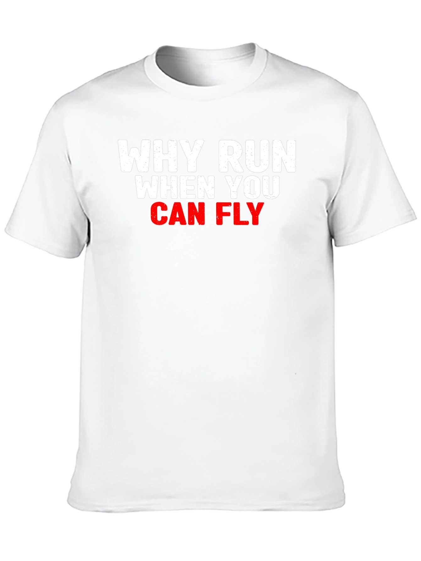 Black Why Run When You Can Fly T-Shirt view 10