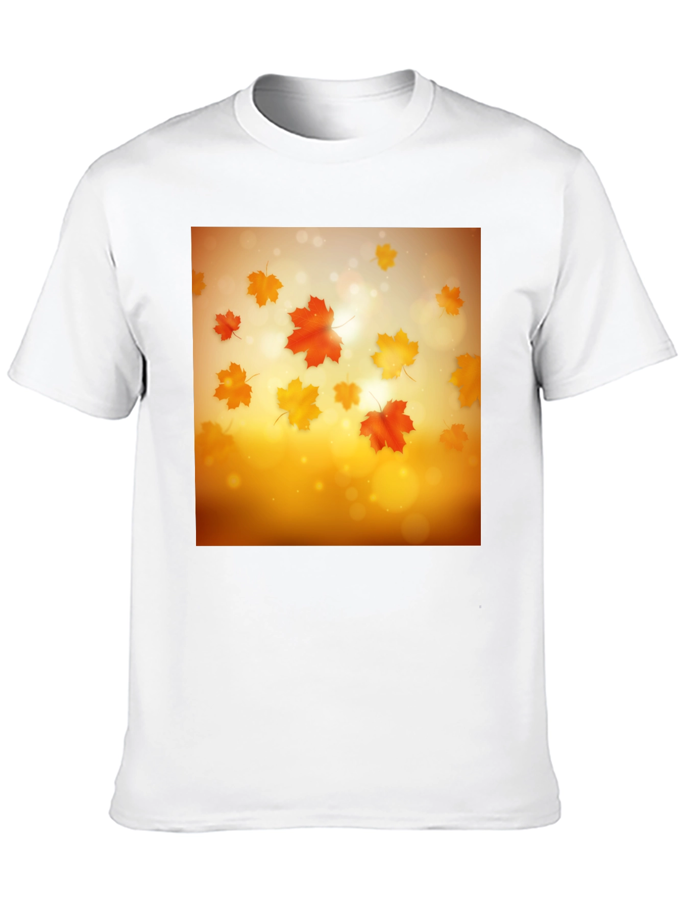 Black Autumn Leaves T-Shirt - Seasonal Style view 10