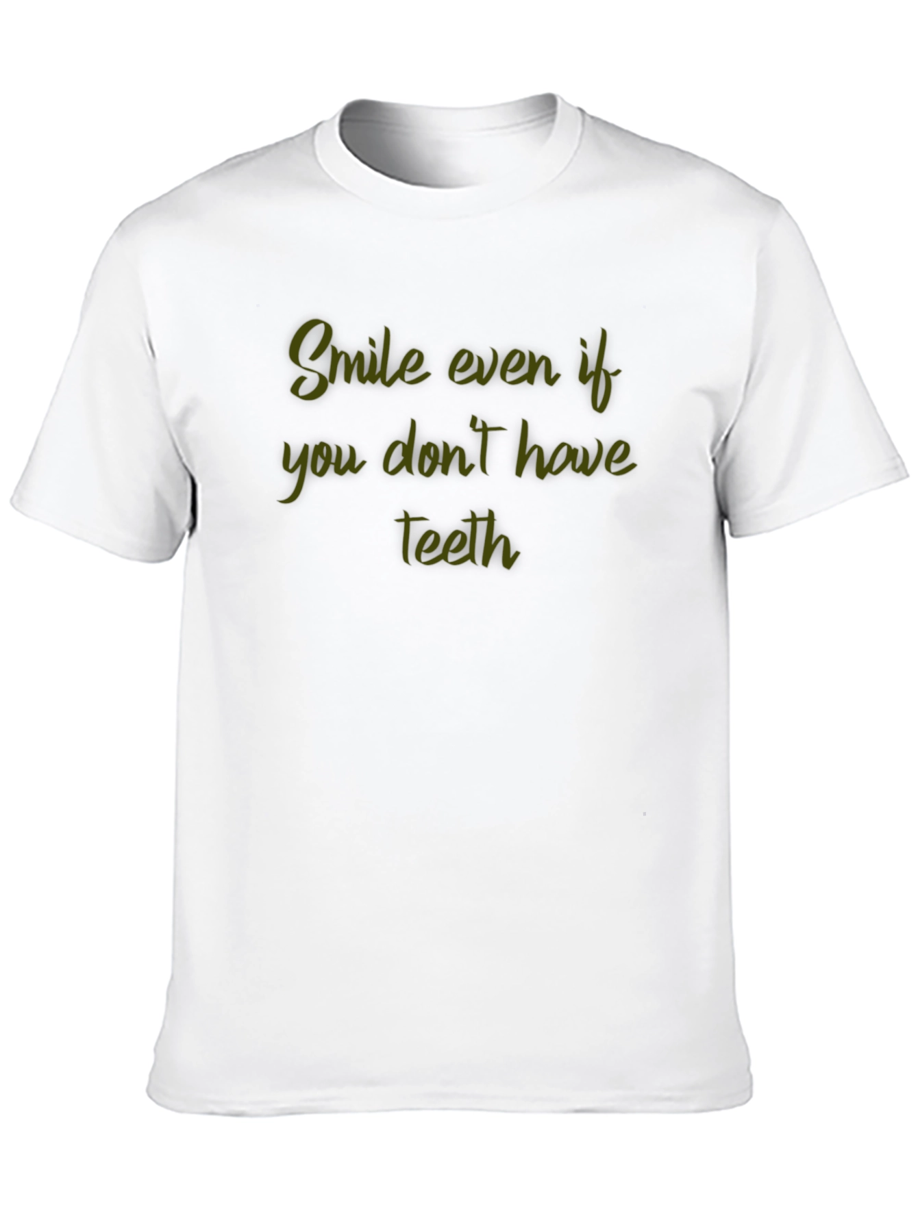 Black Smile Even If You Don't Have Teeth - Funny Graphic Tee view 10