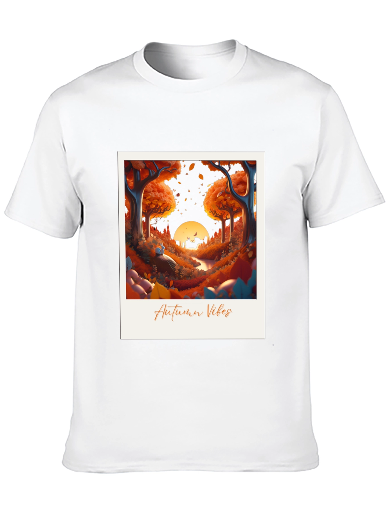 Black Autumn Vibes T-Shirt view 10