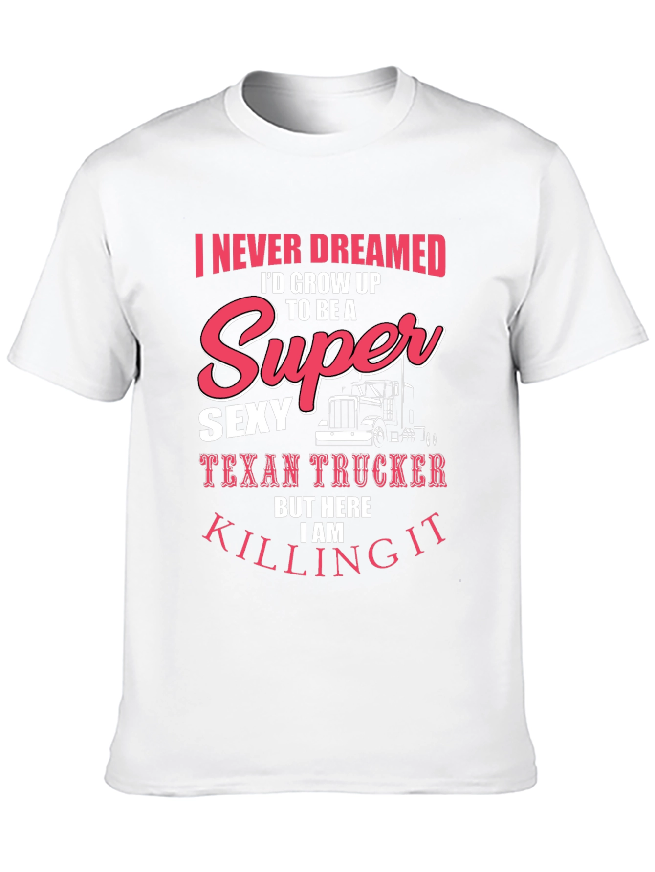 Black Sexy Texan Trucker T-Shirt - Funny Novelty Tee view 10