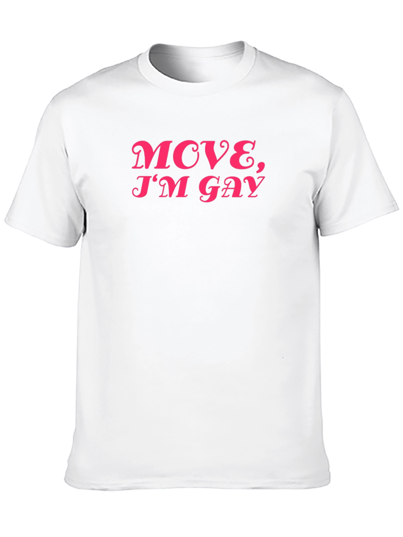 Black Move, I'm Gay Graphic Tee - Black view 10