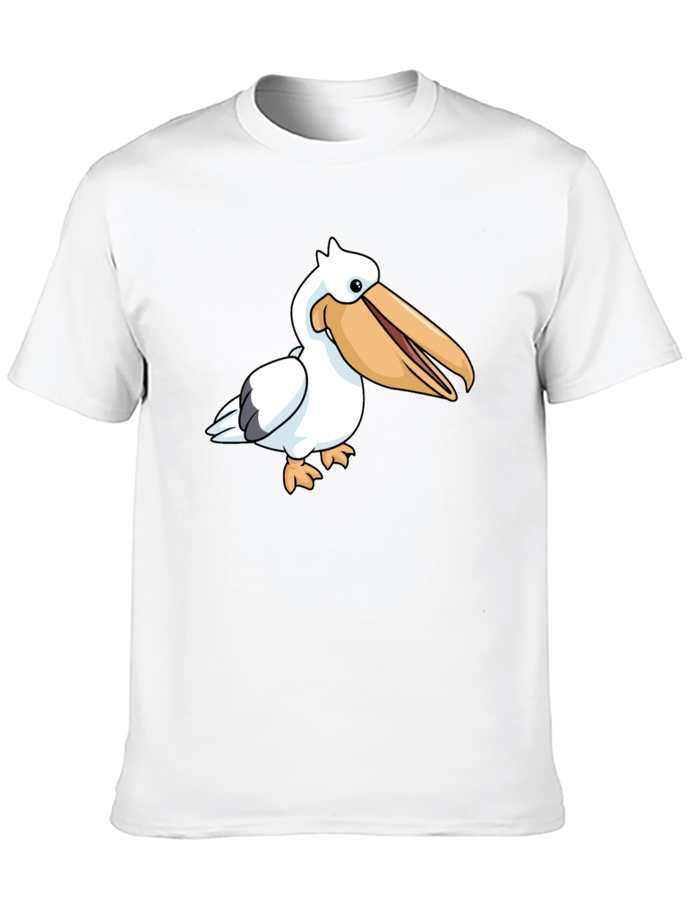 Black Pelican Graphic Tee - Black Cotton T-Shirt view 10