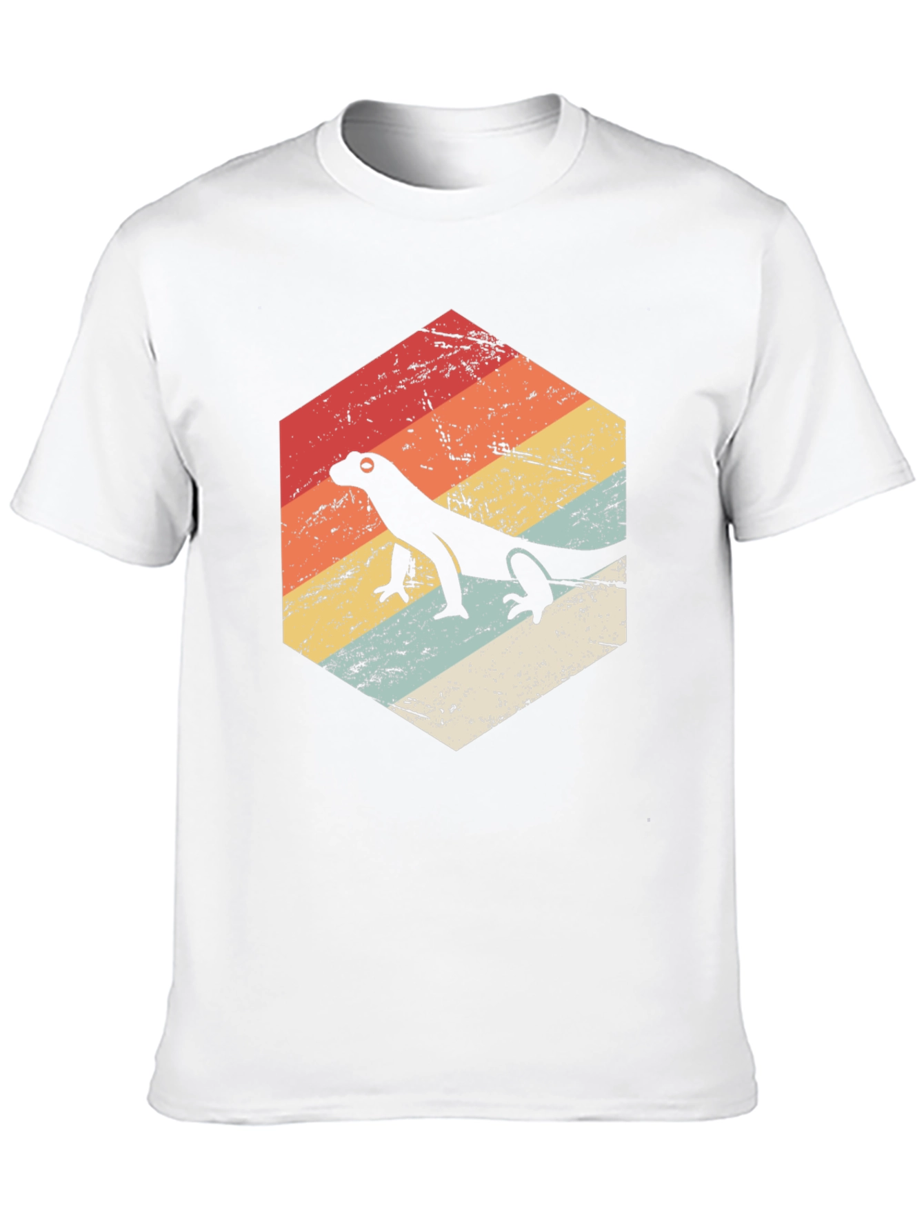 Black Retro Lizard T-Shirt - Vintage Reptile Tee view 10