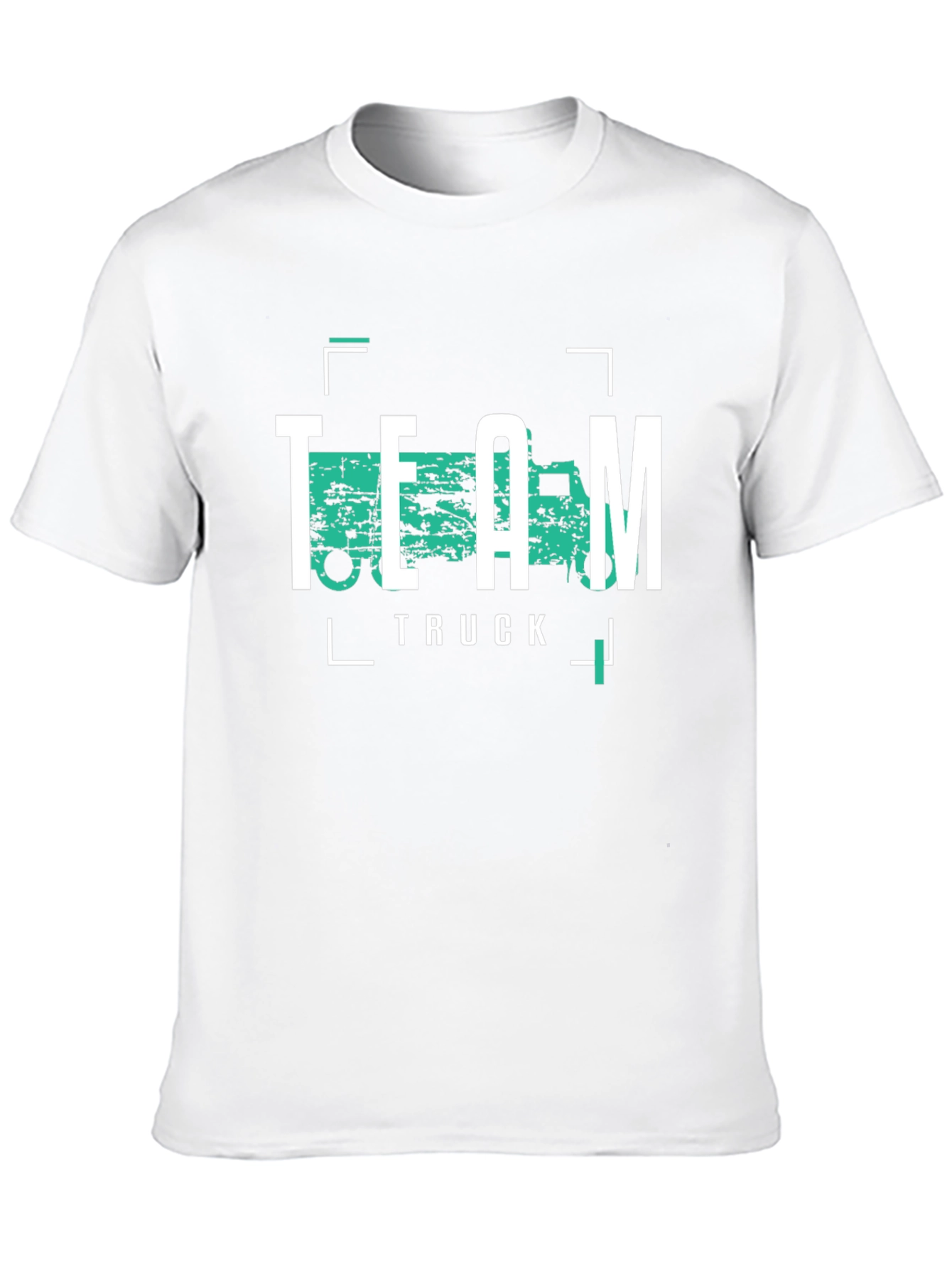 Black Team Truck Graphic Tee - Cool Black T-Shirt view 10