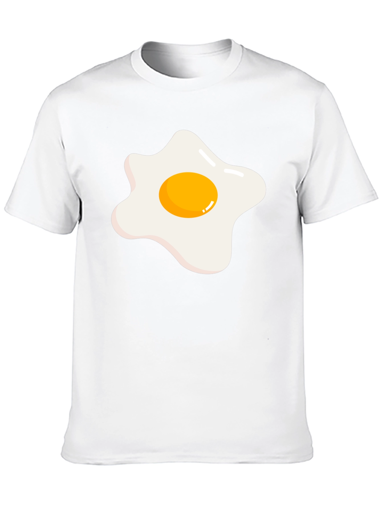 Black Fried Egg Graphic Tee - Funny Breakfast T-Shirt view 10