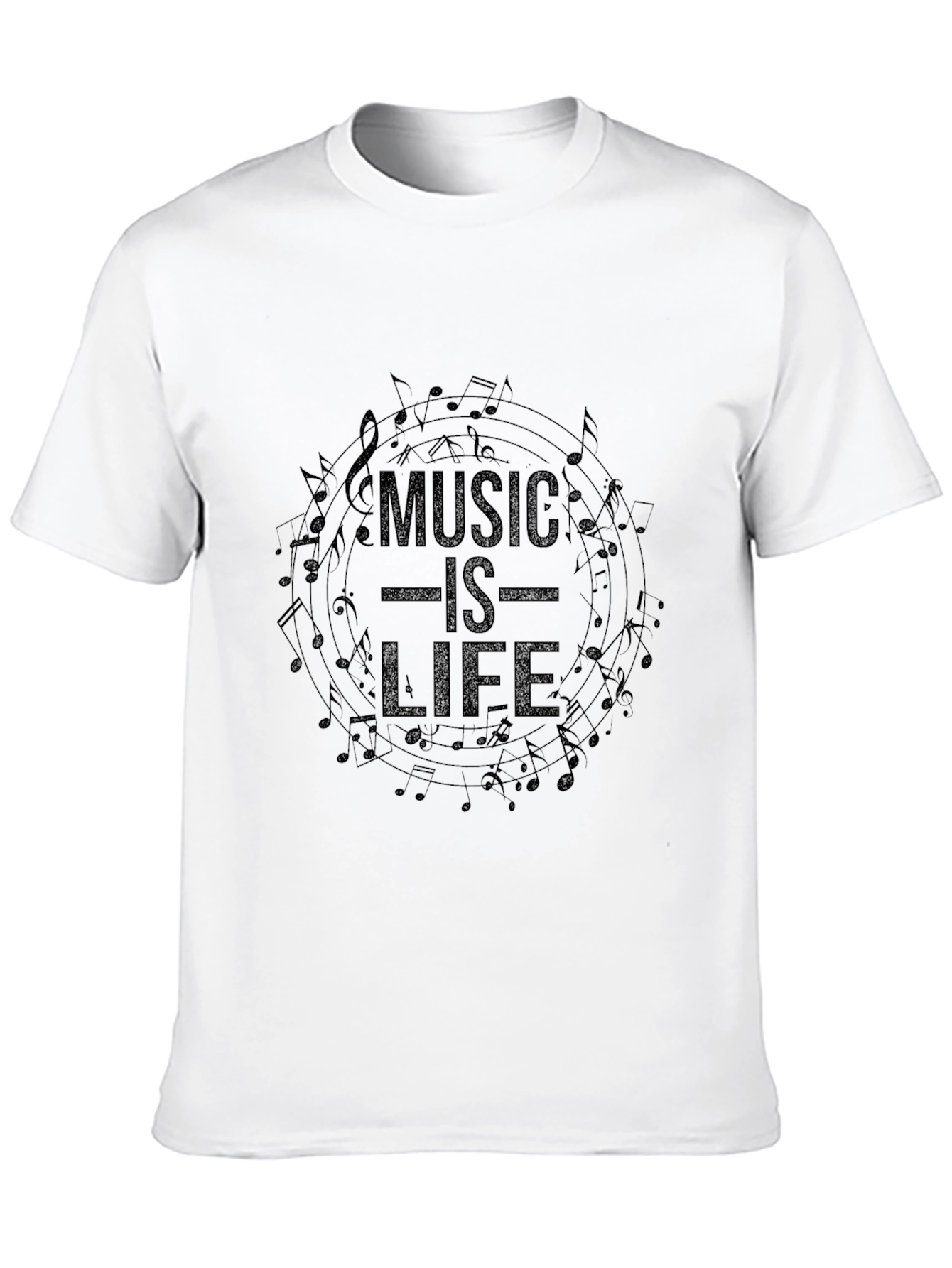 Black Music is Life Graphic T-Shirt - Black view 10