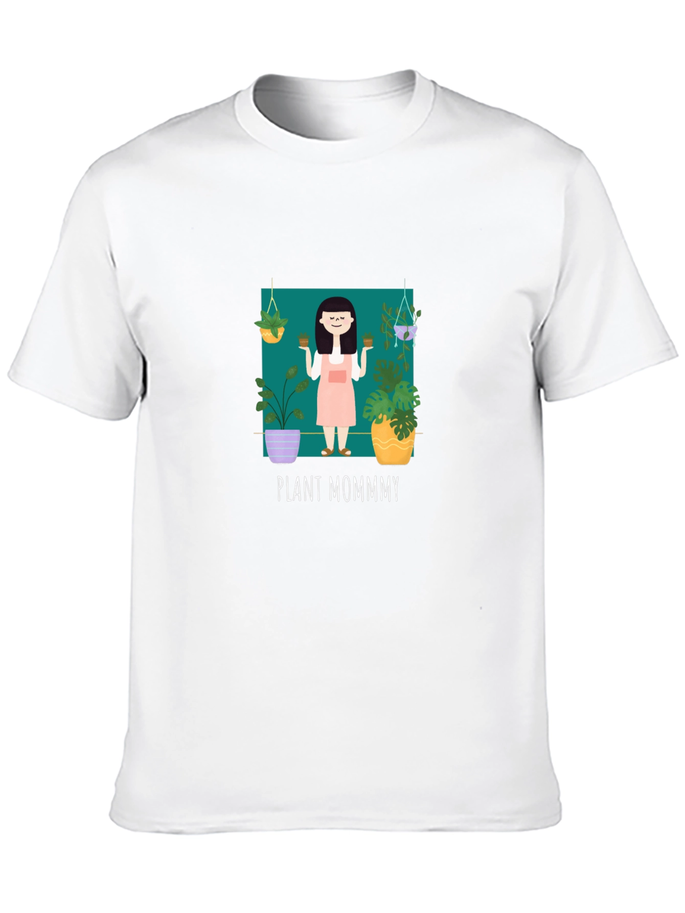 Black Plant Mommy Graphic T-Shirt view 10