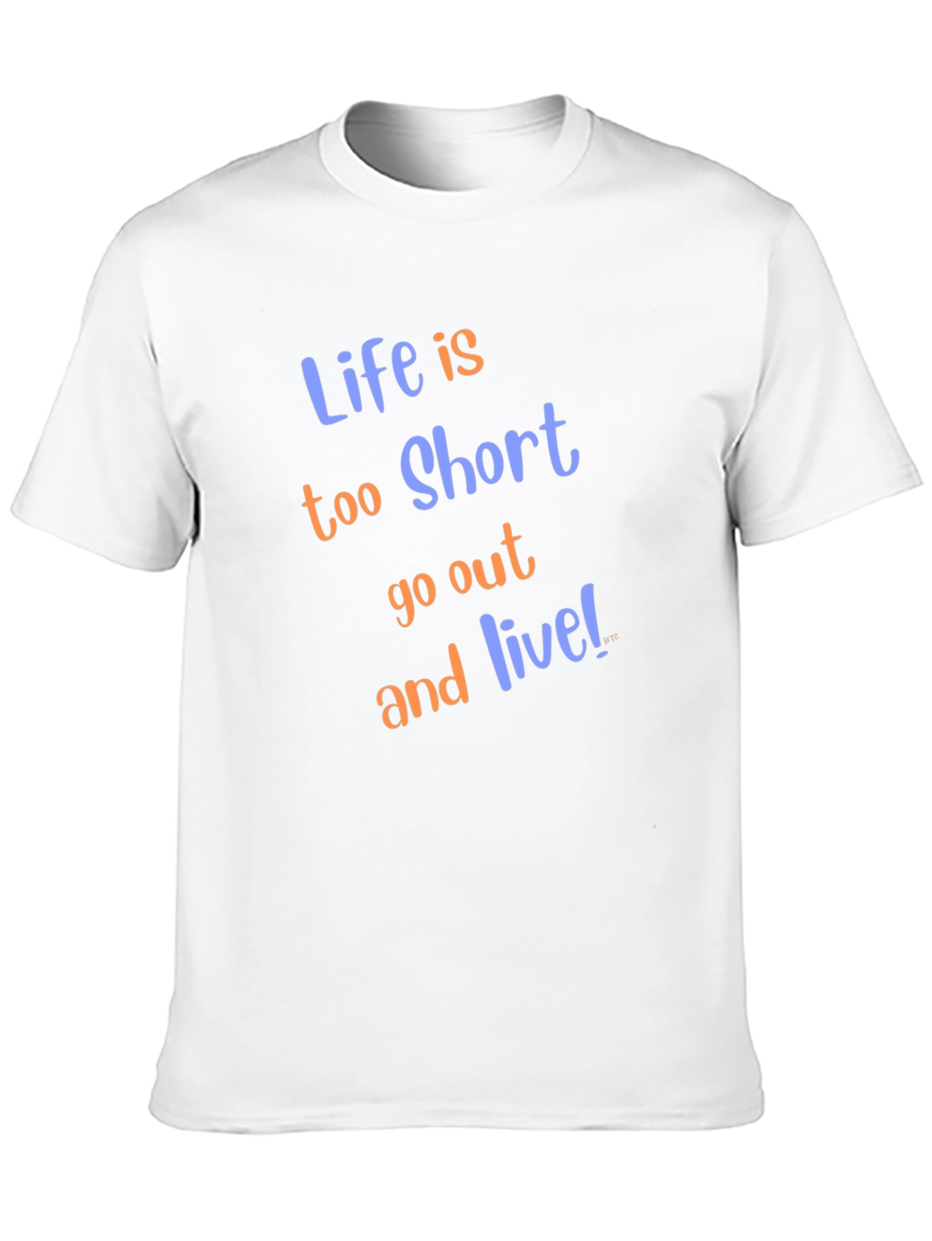 Black Life Is Too Short Graphic Tee view 10