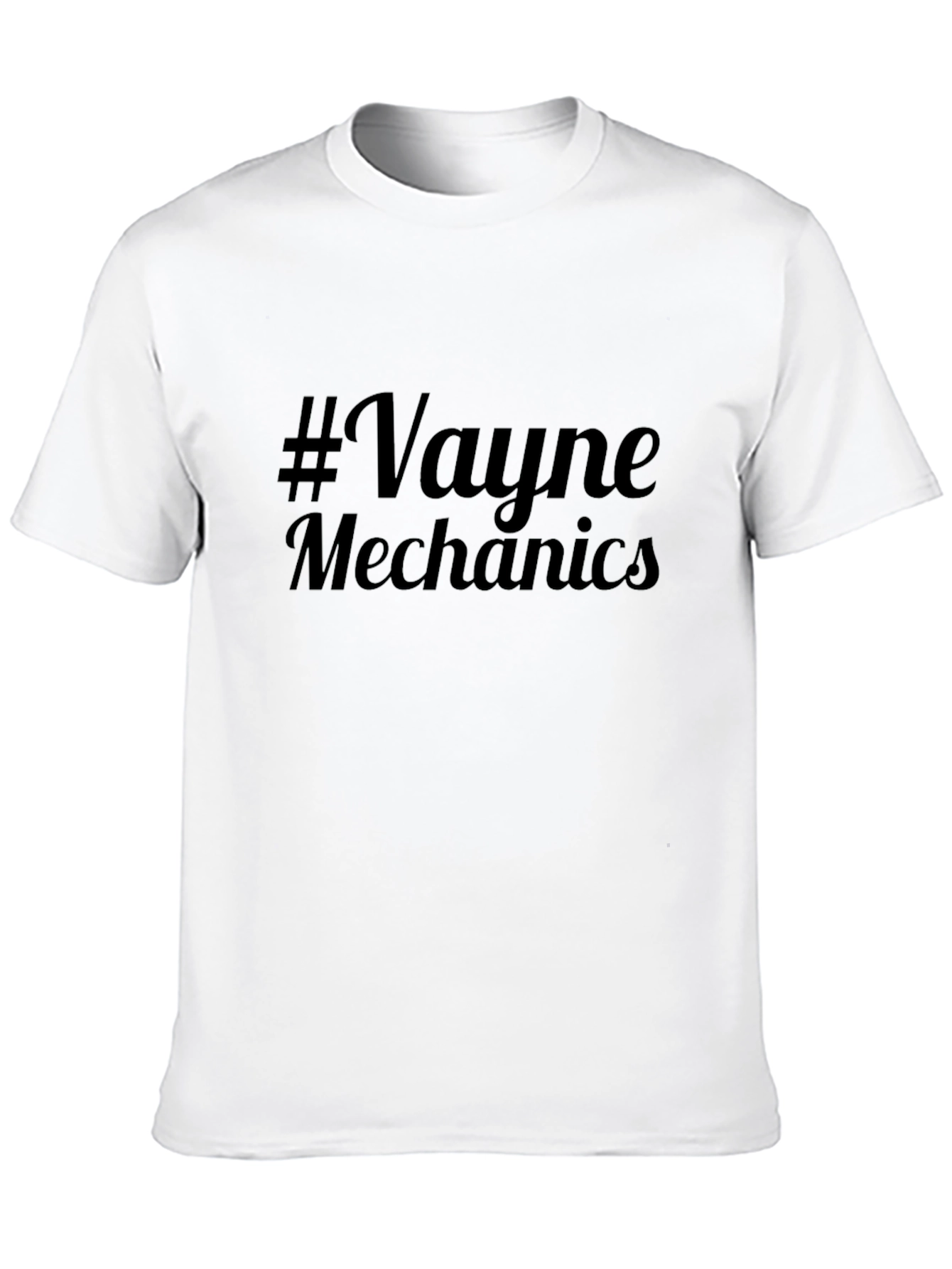 Black Vayne Mechanics Black T-Shirt view 10