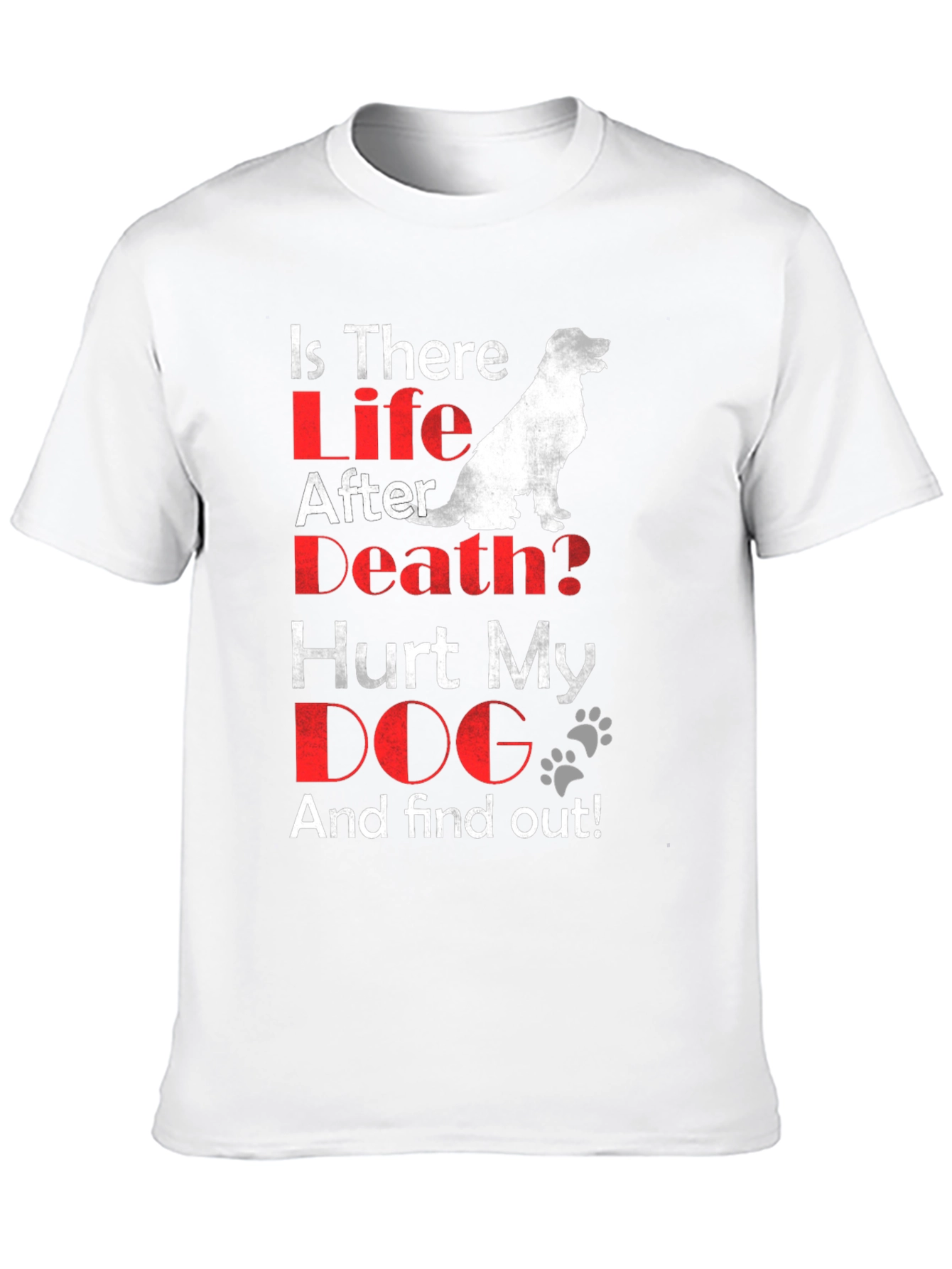 Black Is There Life After Death? Dog Lover T-Shirt view 10