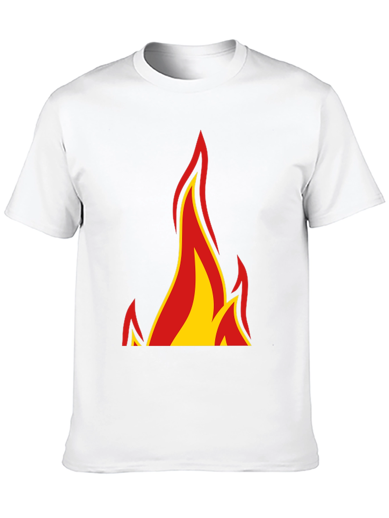 Black Flame Graphic Black T-Shirt - Bold & Stylish view 10