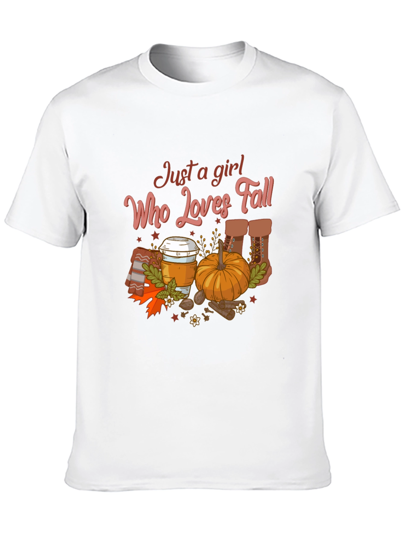 Just a Girl Who Loves Fall T-Shirt - 10