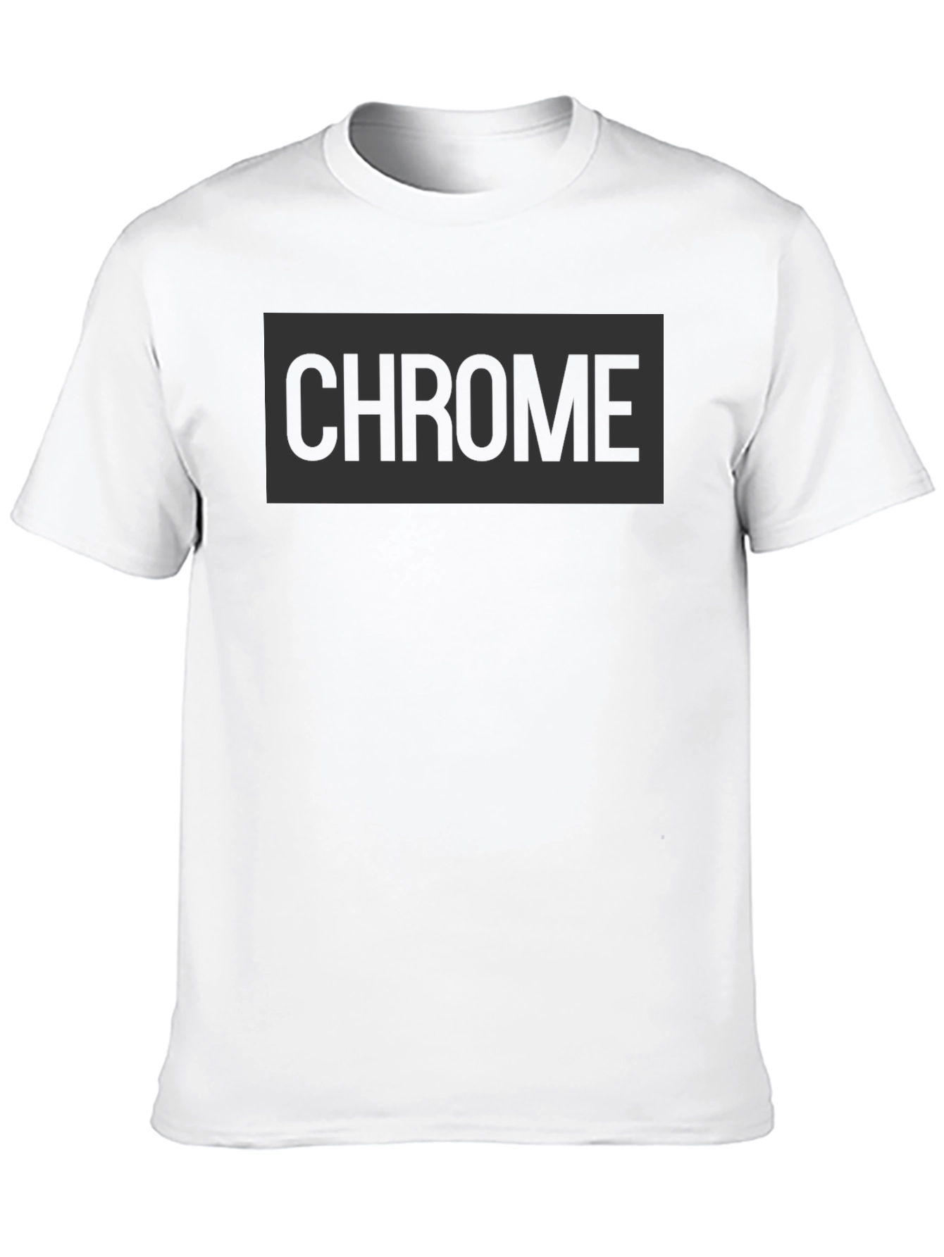 Black Chrome Graphic Print Tee - Casual Style view 10